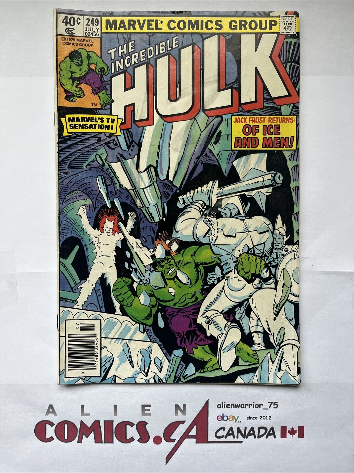 INCREDIBLE HULK 249 Marvel Comics 1980 Steve Ditko art Iron Man Cameo MID GRADE