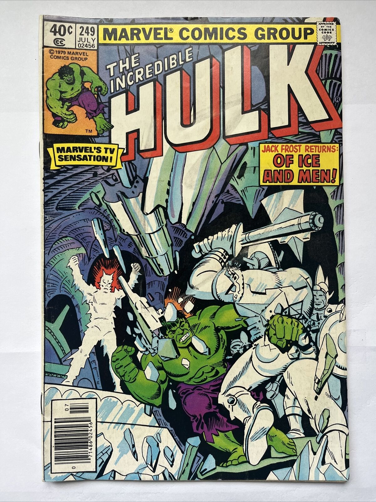INCREDIBLE HULK 249 Marvel Comics 1980 Steve Ditko art Iron Man Cameo MID GRADE