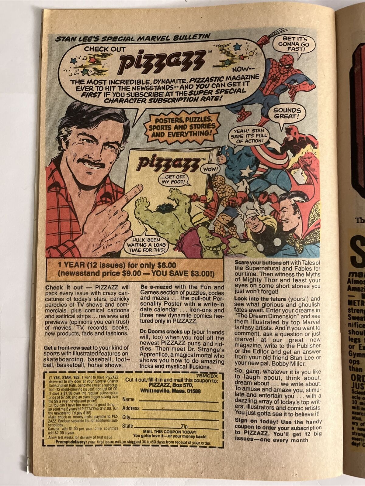 INCREDIBLE HULK 220 Capt. Barracuda app. Marvel 1977 Pizzazz Variant MID GRADE
