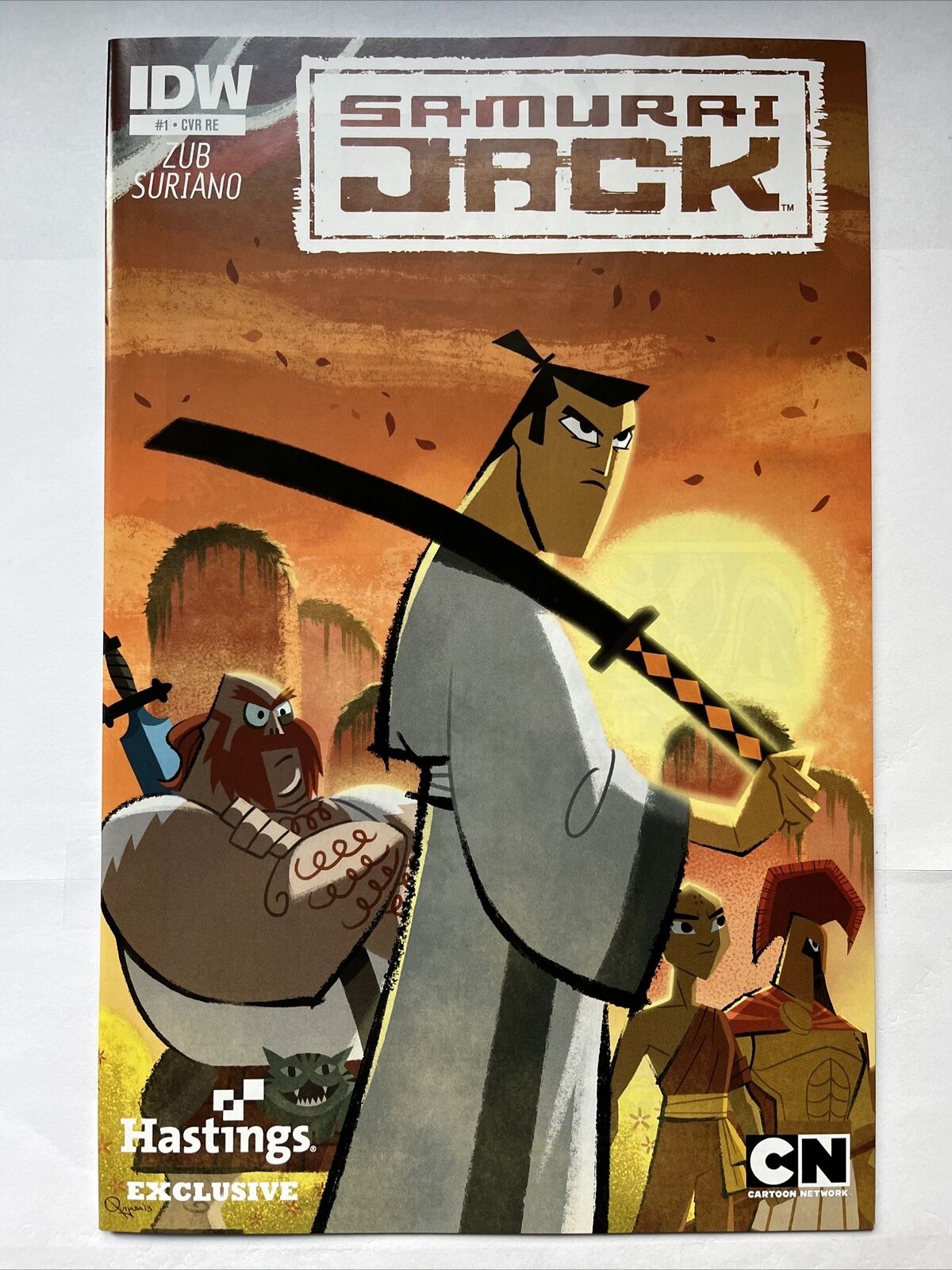 SAMURAI JACK 1 Hastings Exclusive Retailer Variant IDW 2013 Scarce HIGH GRADE