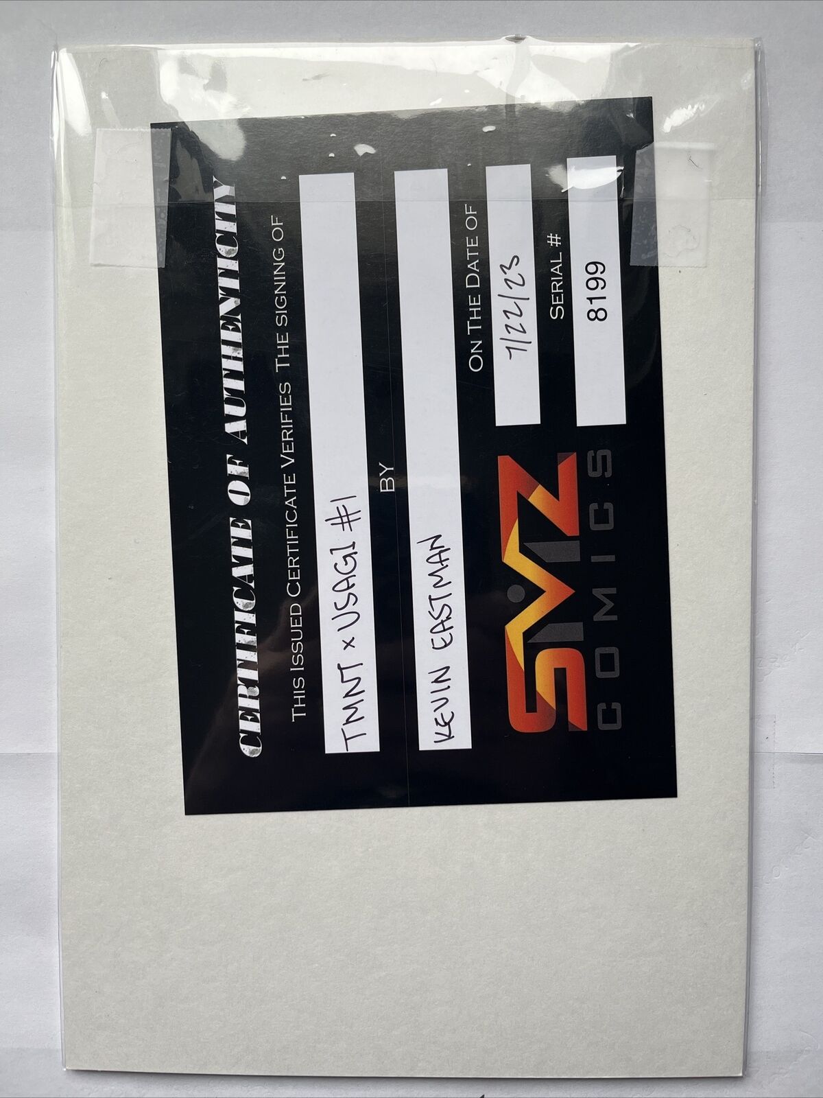 TEENAGE MUTANT NINJA TURTLES/USAGI YOJIMBO Wherewhen 1 IDW Signed COA HIGH GRADE