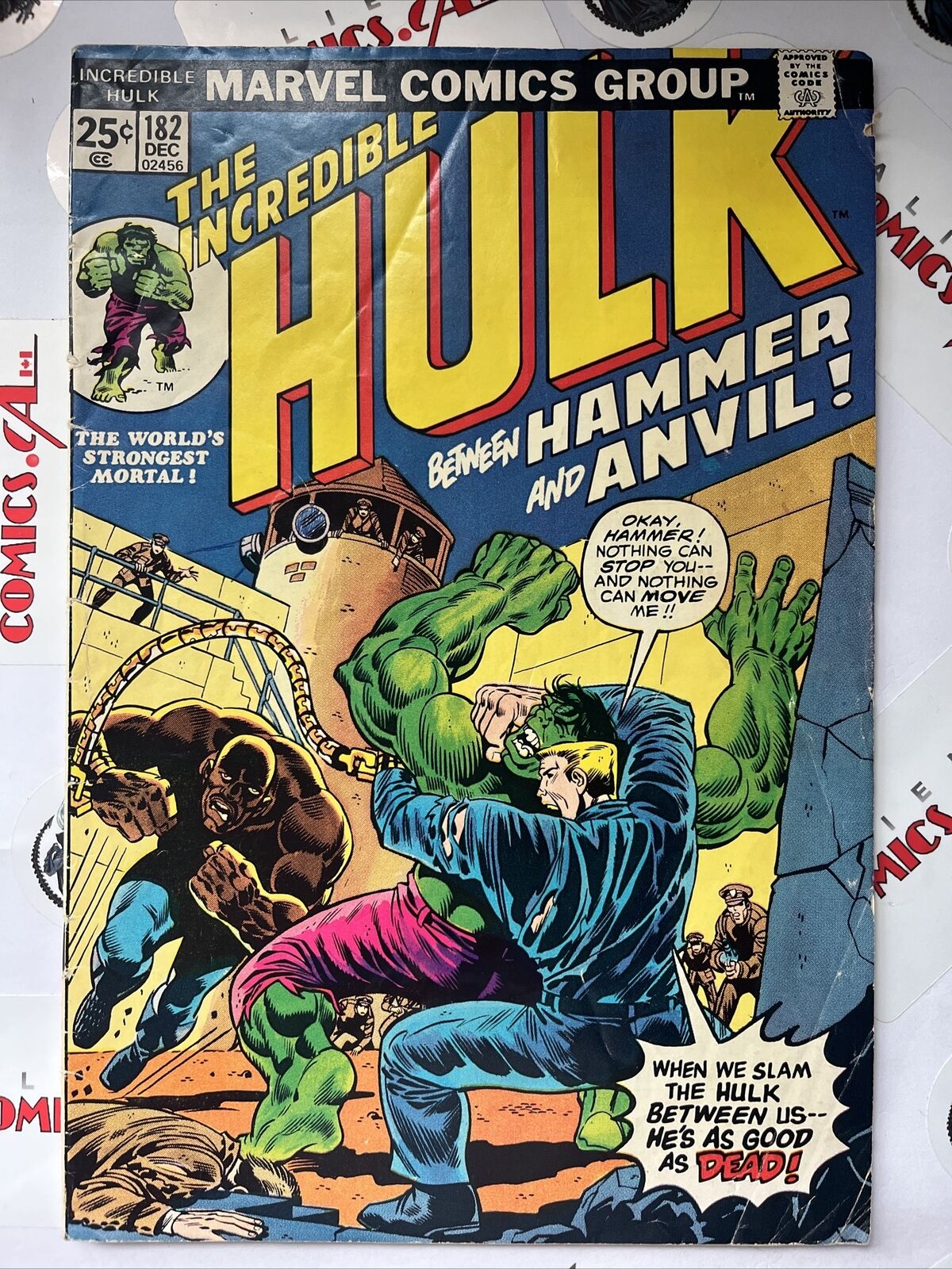 INCREDIBLE HULK 180 181 182 Full Wolverine app. w/MVS Marvel 1974 MEGA KEYS 🔑