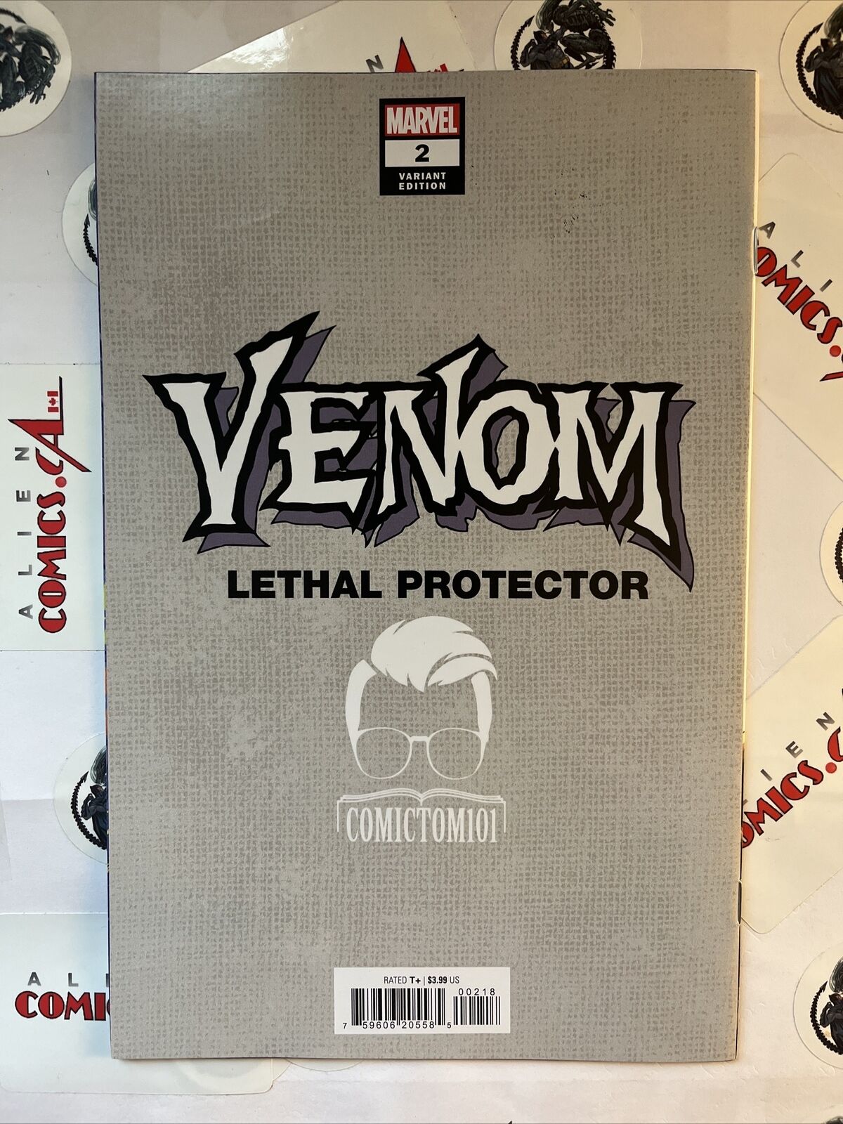 VENOM Lethal Protector II 2 Kirkham Virgin Variant Signed w/ COA HIGH GRADE