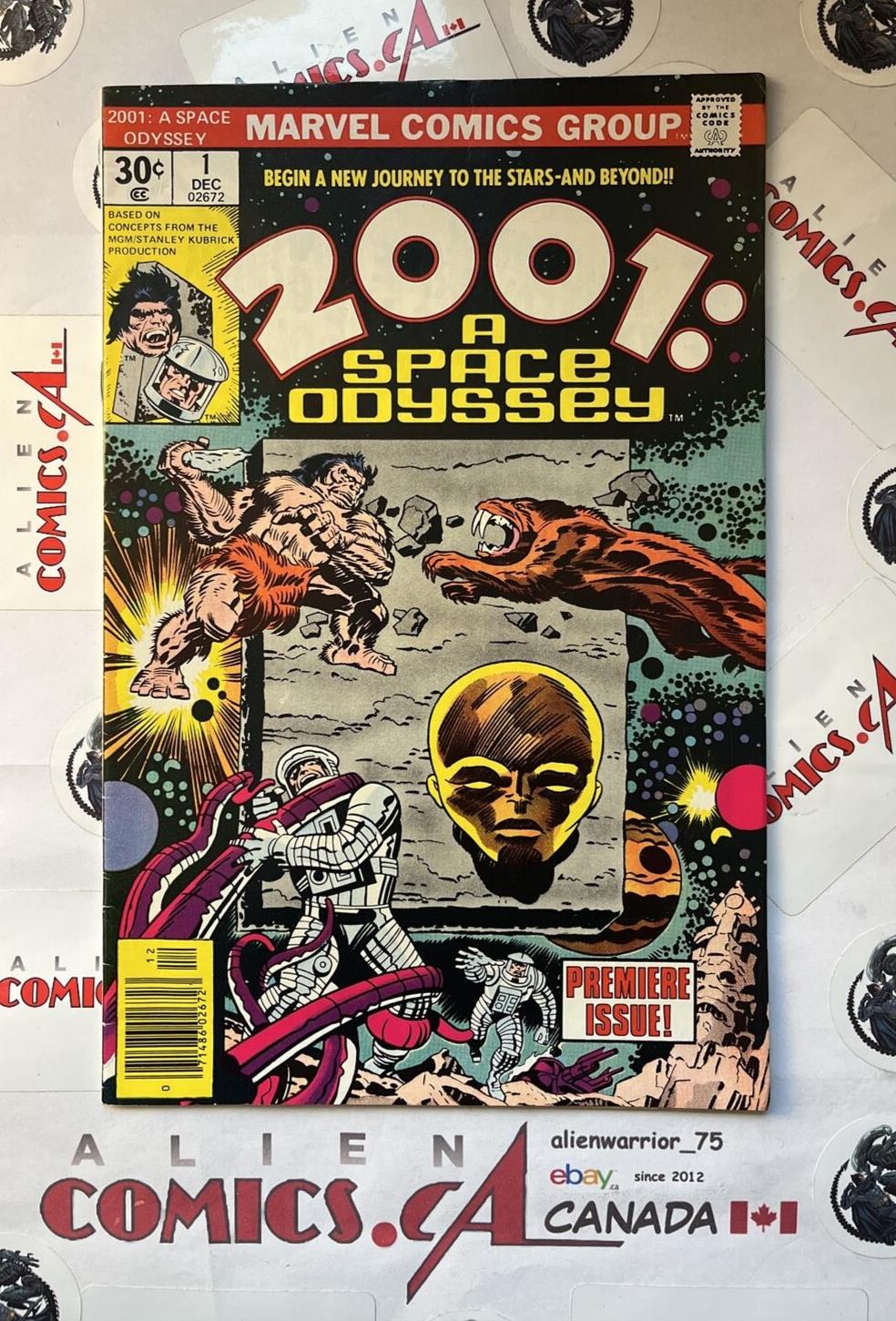 2001: A Space Odyssey Full Series Jack Kirby 10-Book Lot Marvel 1976 HIGH GRADE