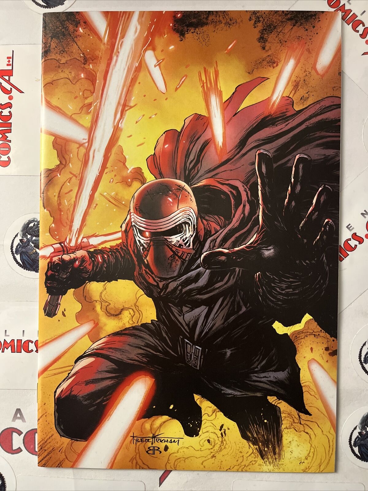 STAR WARS 25 TYLER KIRKHAM Kylo Ren Exclusive Trade & Virgin Variants HIGH GRADE