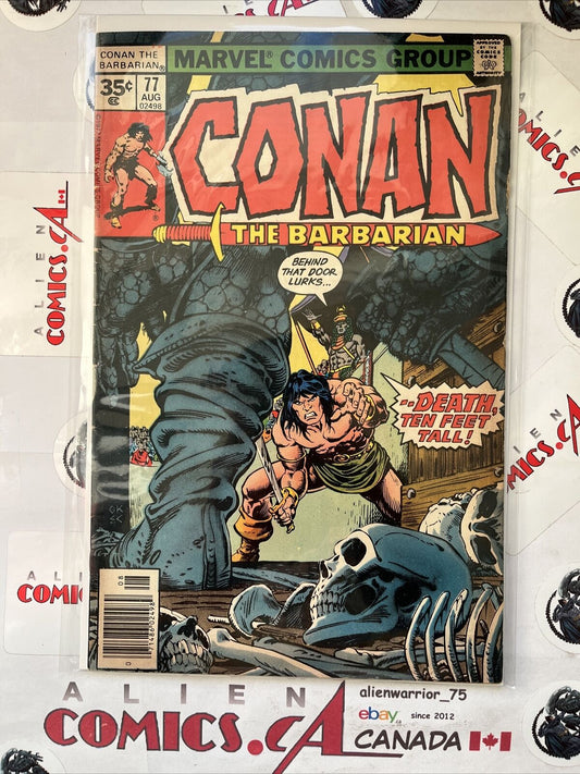 CONAN THE BARBARIAN 77 35¢ price variant Marvel 1977 Low Distribution SCARCE