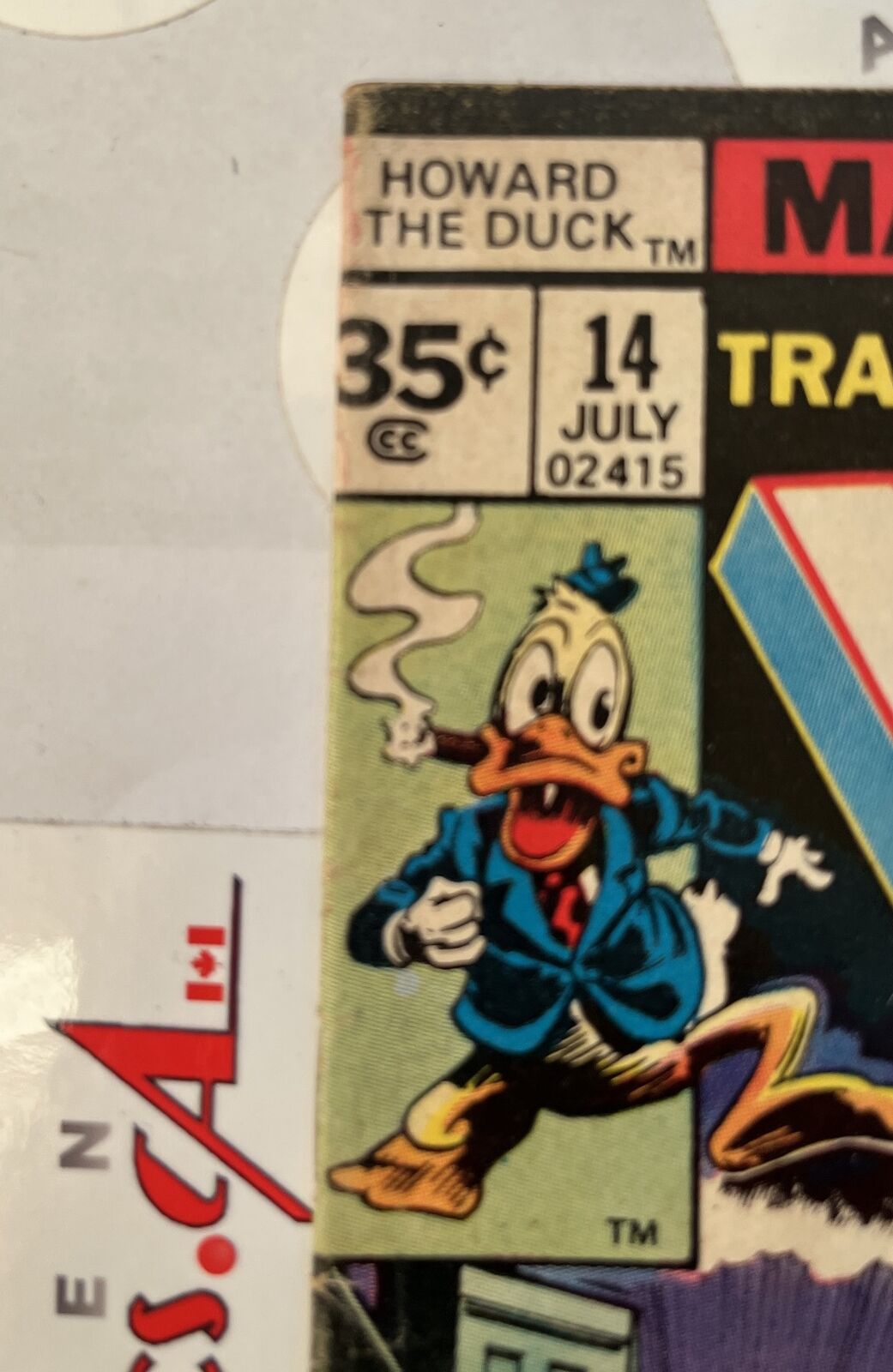 HOWARD THE DUCK 14 35¢ price variant Marvel Comics 1977 Low Distribution SCARCE