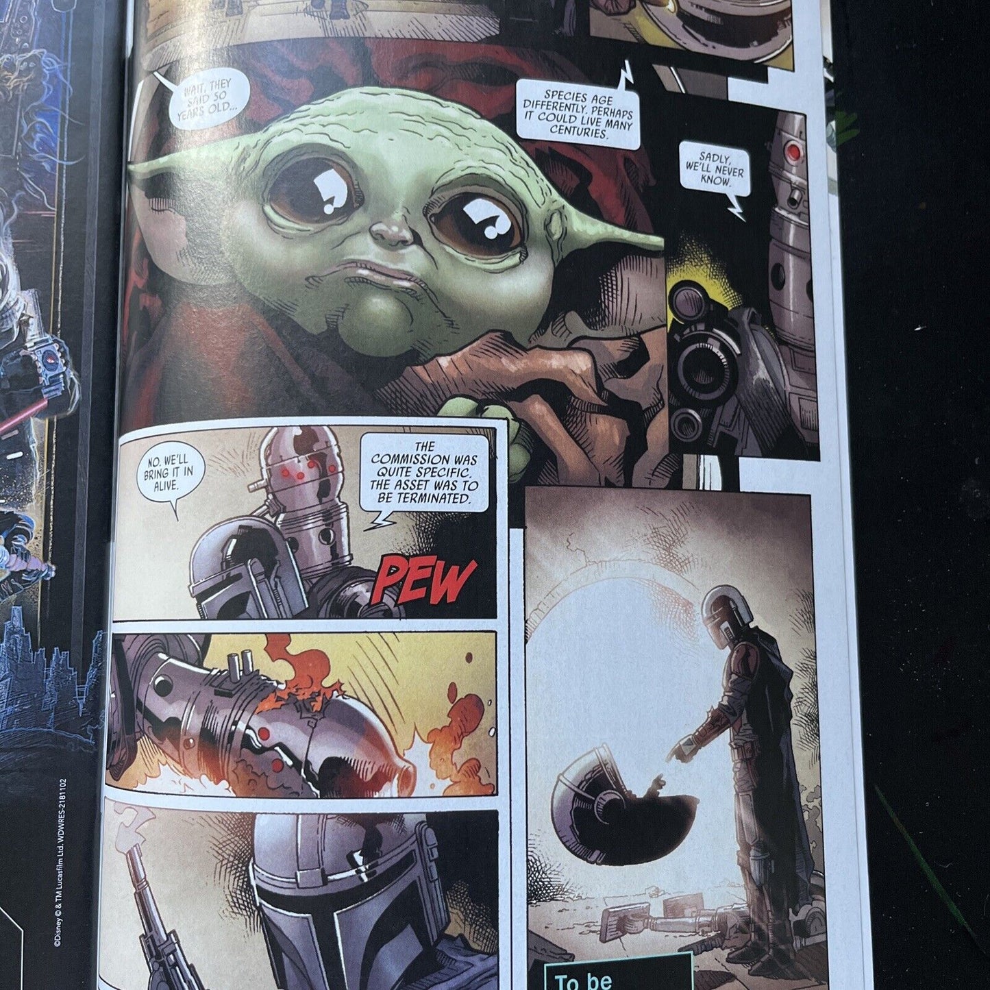 STAR WARS: Mandalorian 1 TV 1:10 Variant 1st. app Din Djarin & Grogu HIGH GRADE - aliencomics.ca