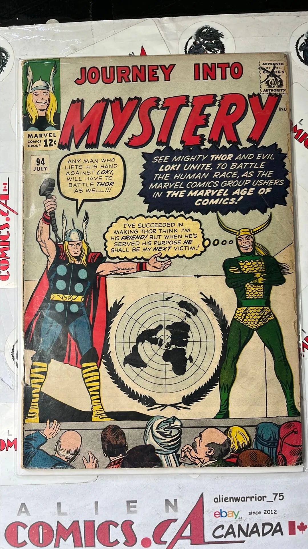Journey into Mystery (#94 With The Mighty Thor Thor and Loki Team-up VG+)