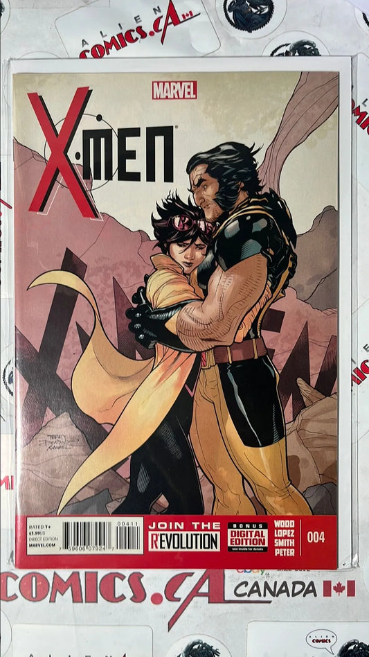 X-men (#4 Marvel 2013 Terry Dodson Cover Wolverine Hugging Jubilee NM)