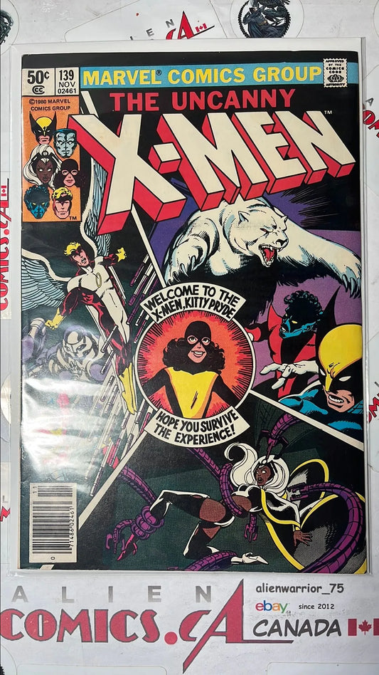 Uncanny X-men (#139 Newsstand Edition Kitty Pryde Joins the X-men as Sprite 1st app. Heather Hudson (Guardian/Vindicator) VF)