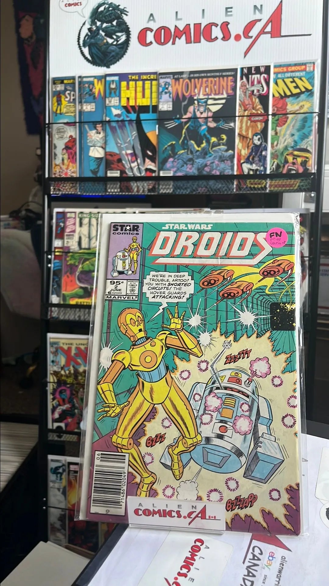 Droids (Marvel 95¢ Canadian Price Variant #2 FN)