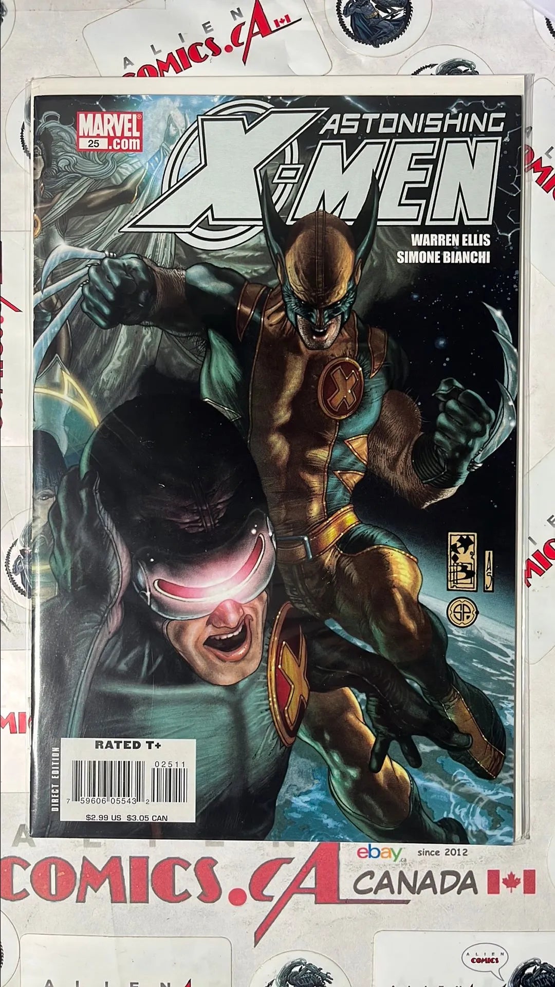 Astonishing X-men (#25 Marvel 2008 Wraparound Cover NM)