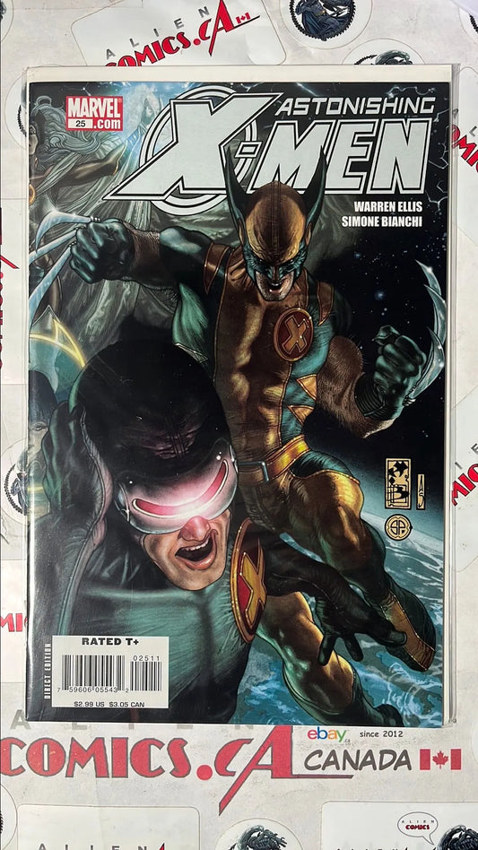 Astonishing X-men (#25 Marvel 2008 Wraparound Cover NM)