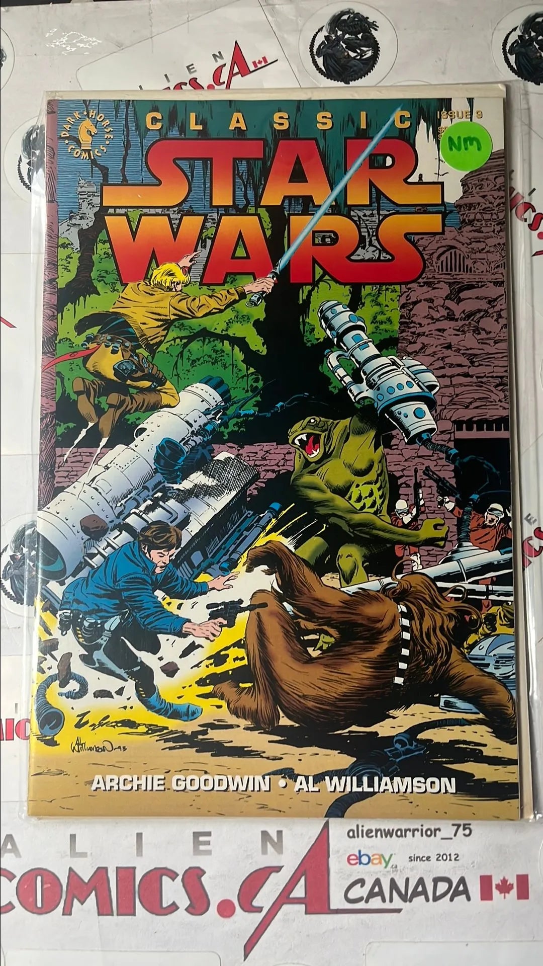 Classic (#9 Dark Horse 1992 Luke, Han & Chewbacca vs. Snake Monster NM)