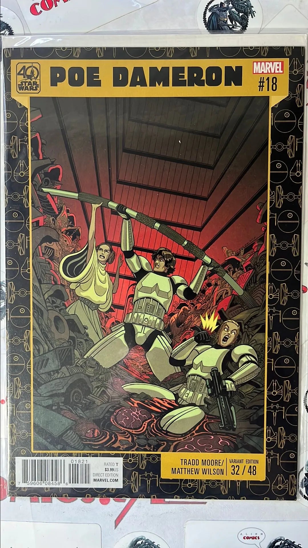 40th Anniversary ANH (#32 Poe Dameron #18 NM)
