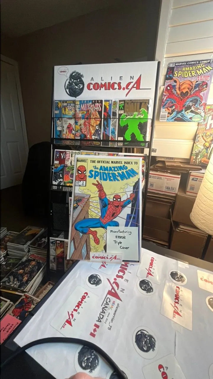 Official Marvel index to The Amazing Spider-man (#2 Manufacturing ERROR Triple Cover NM)