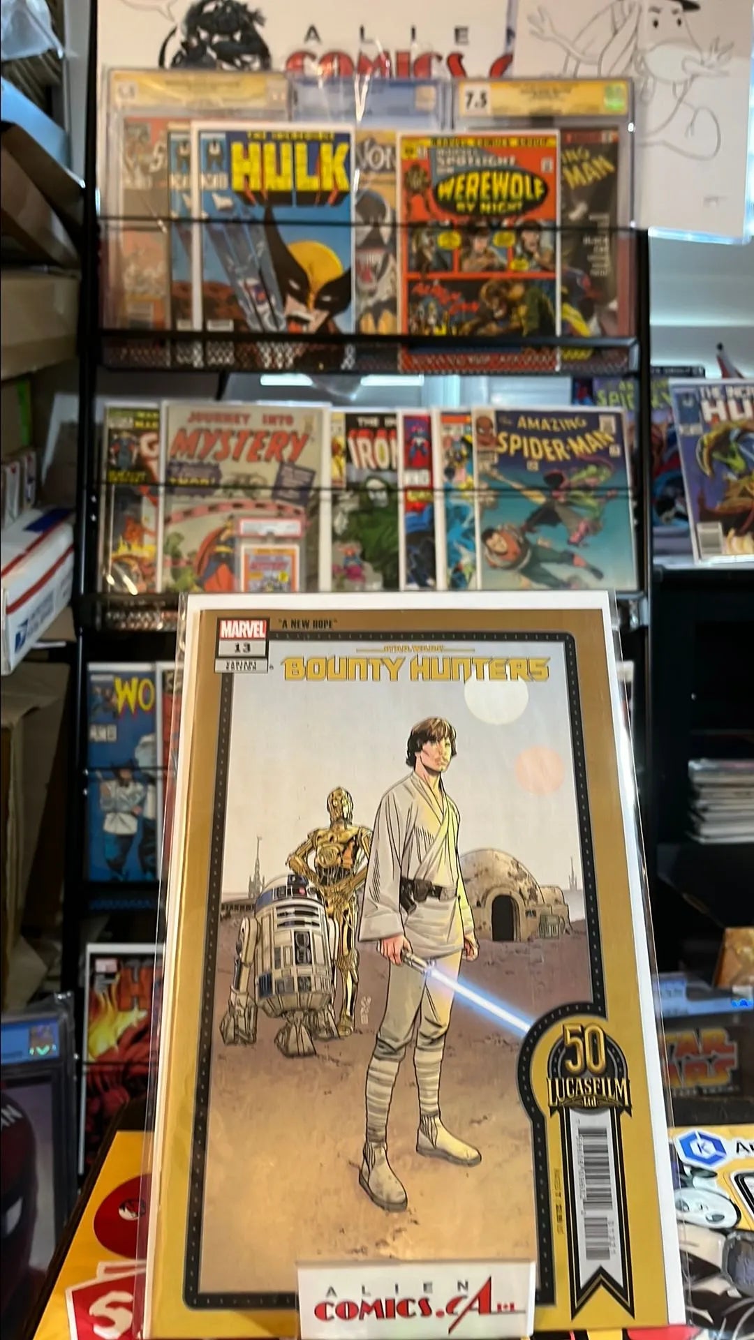 A New Hope (Bounty Hunters #13 50th Lucasfilm Anniversary Variant NM)