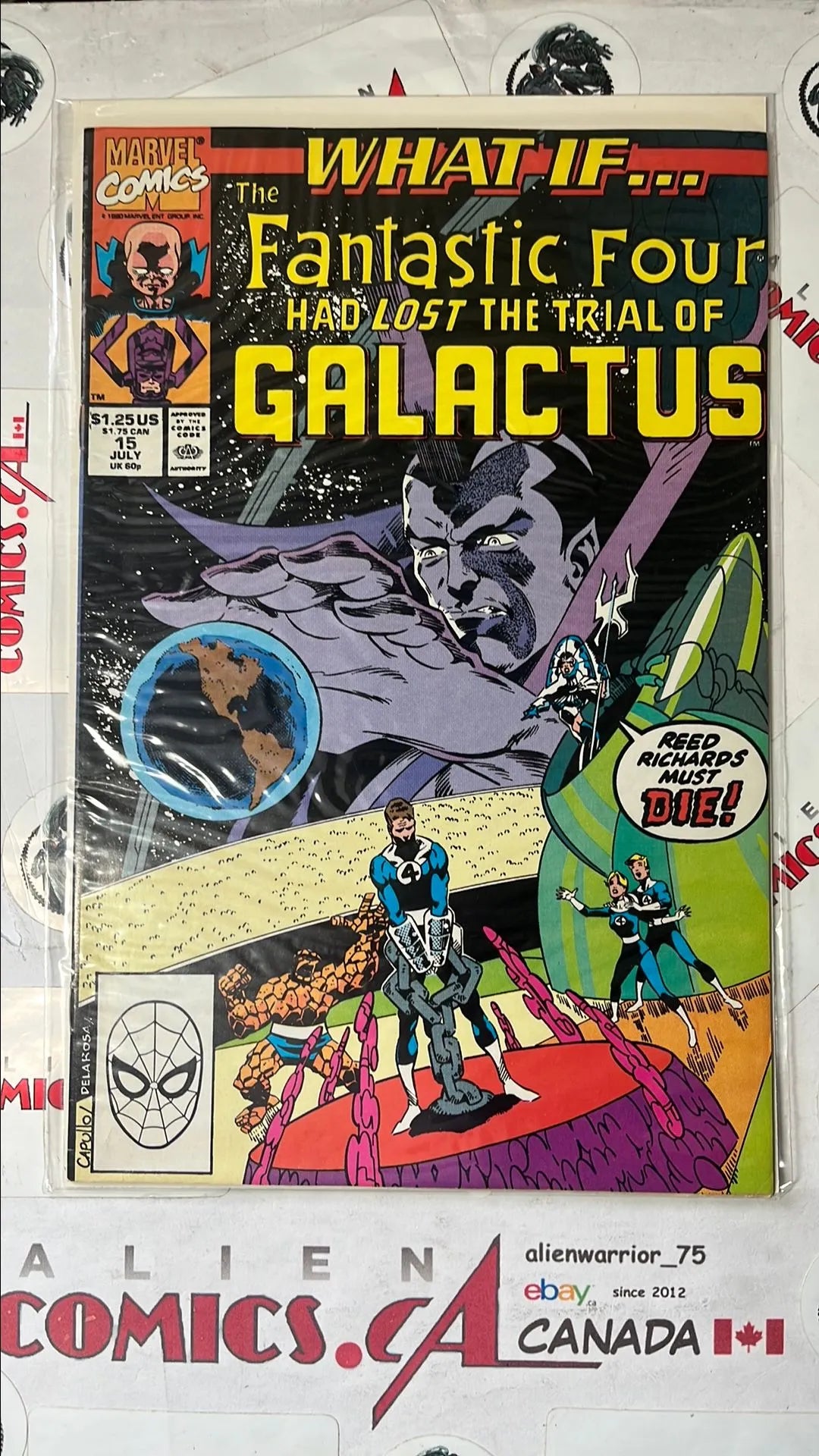 What ...If? (#15 The Fantastic Four Had Lost the Trial of Galactus? Direct Edition VF+)