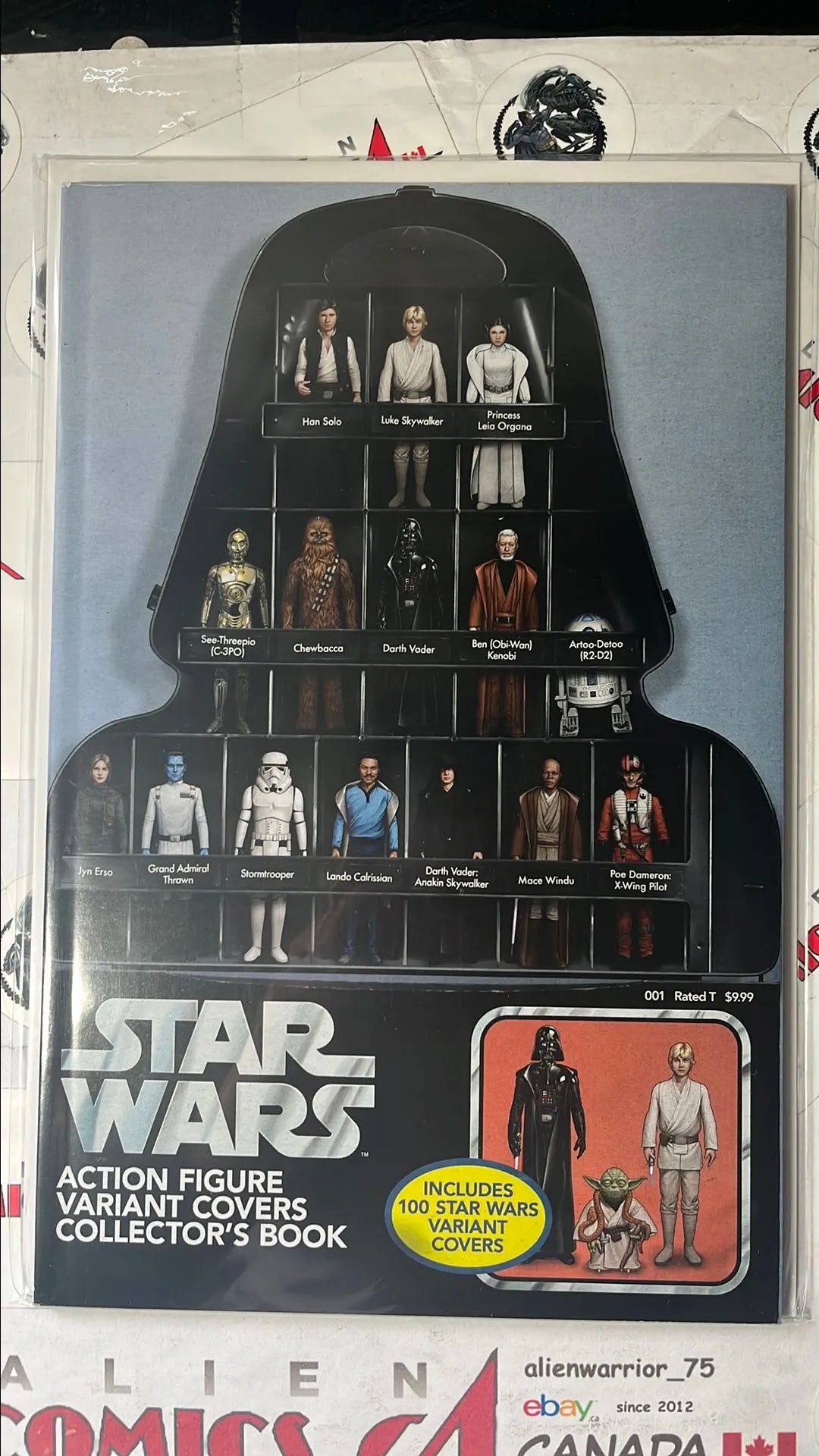 The Action Figure Covers (#1P JTC Darth Vader Open Carrying Case Variant NM)