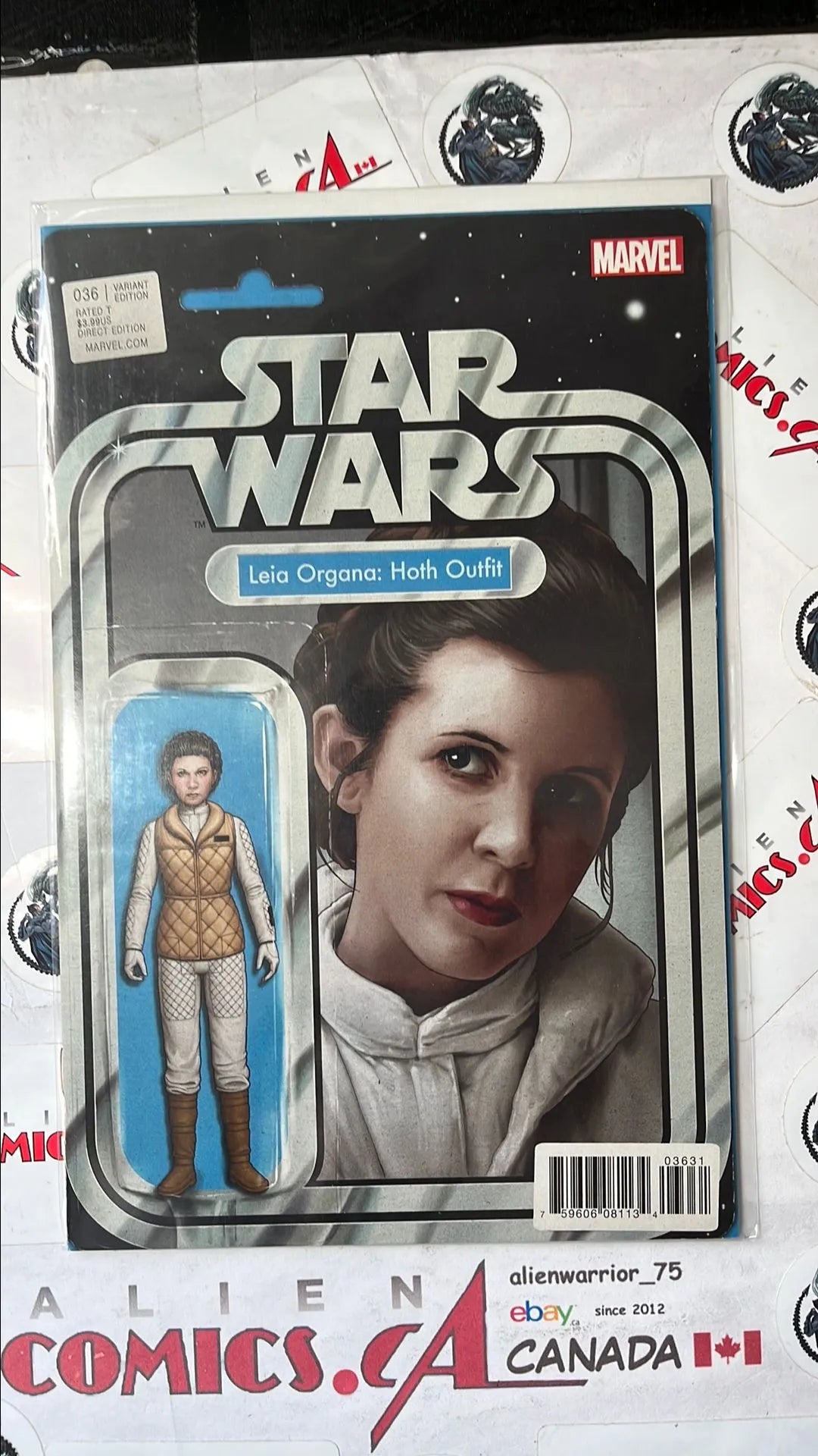 Star Wars (Action Figure Variant #36 Leia Organa: Hoth Outfit NM)