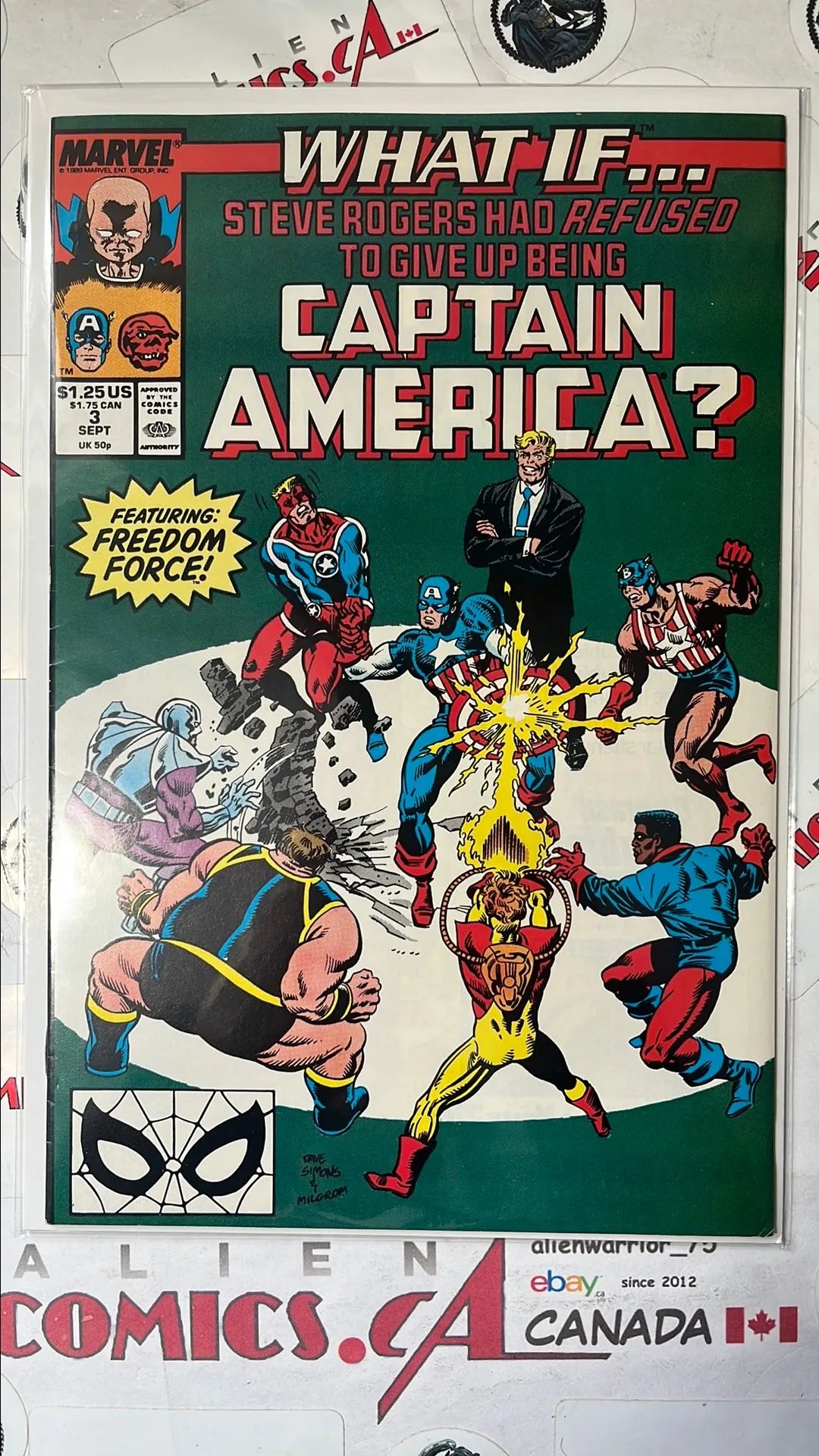 What ...If? (#3 Steve Rogers Refused to Give Up Being Captain America? Direct Edition VF+)