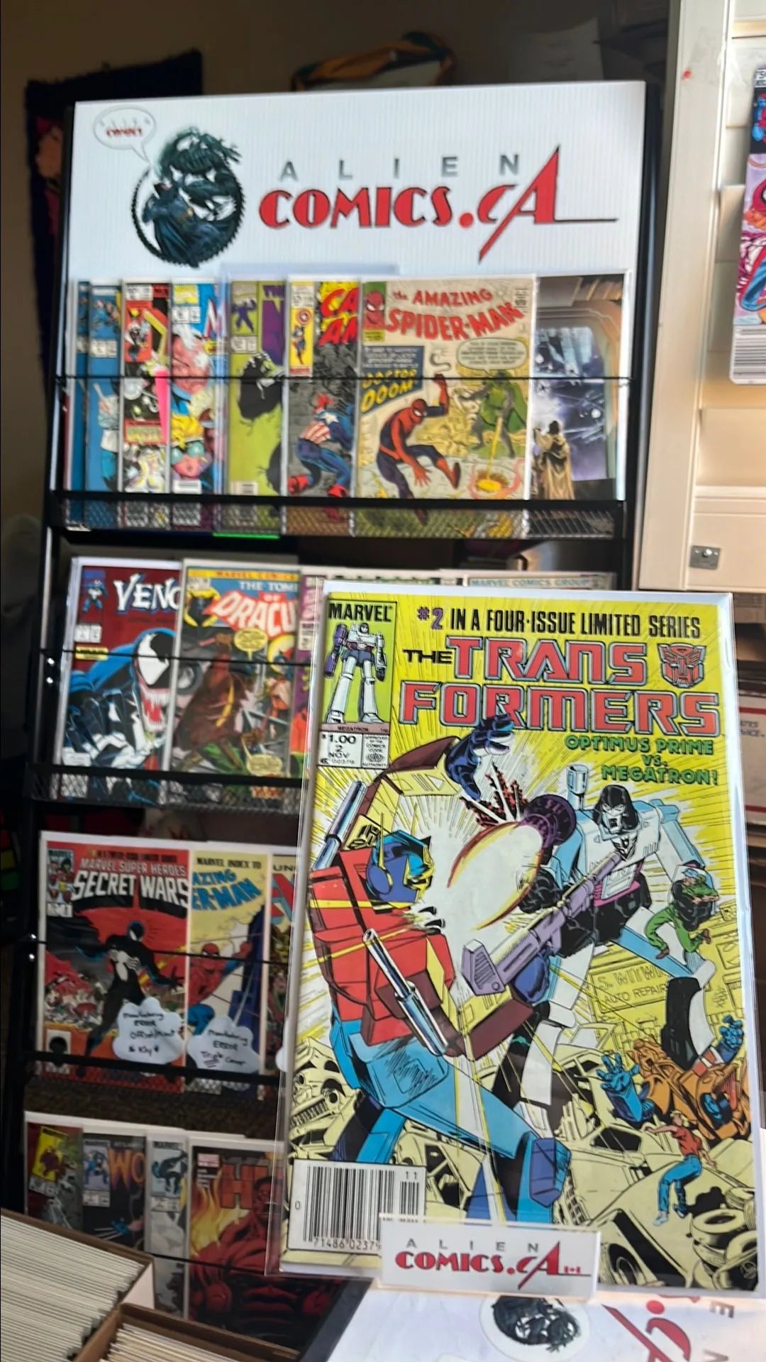 Transformers (#2 Newsstand Edition $1.00 Canadian Price Variant FN/VF)