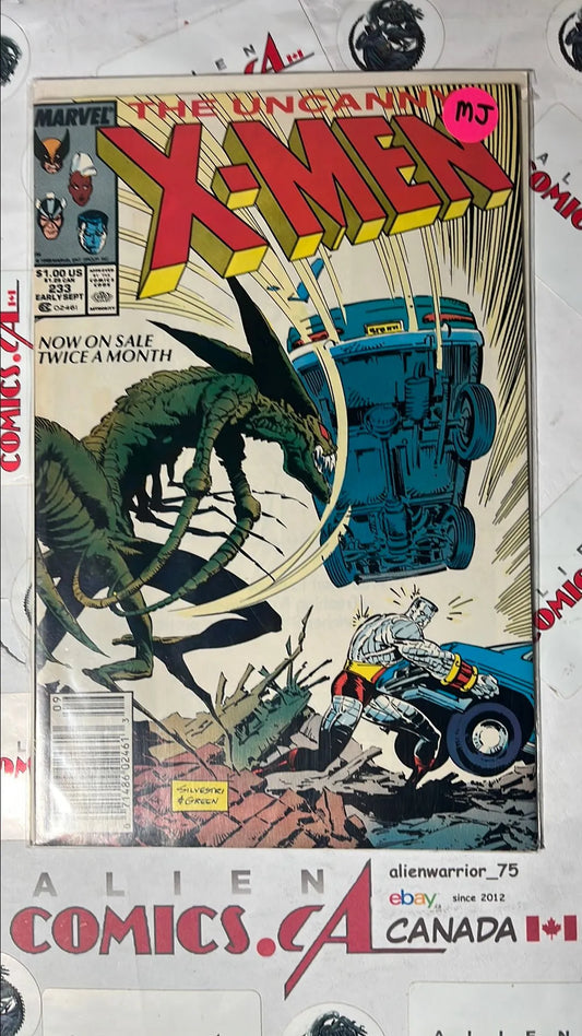 Uncanny X-men (#233 Newsstand Edition Mark Jewelers Insert FN/VF)