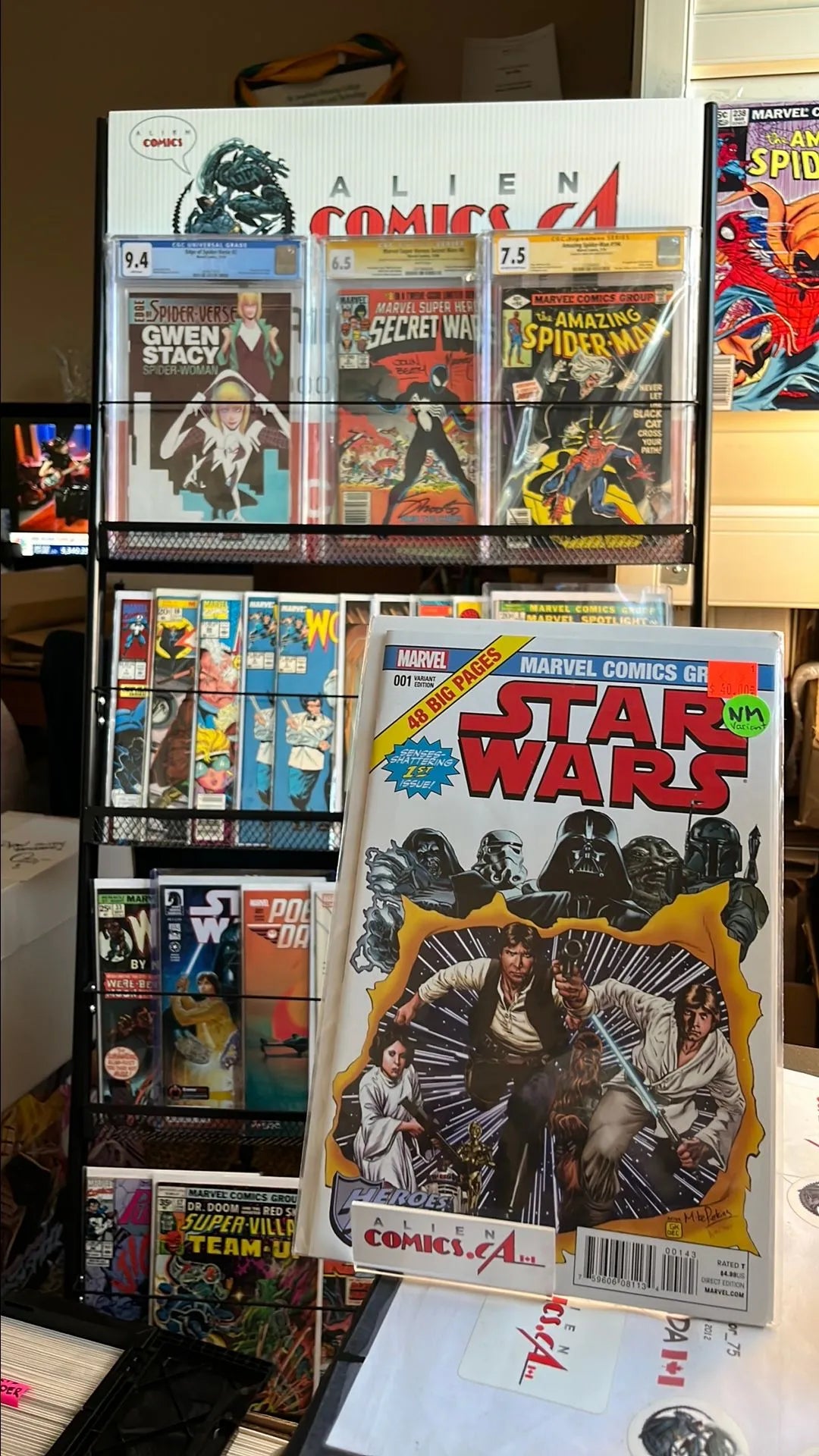 Star Wars (#1H Marvel 2015 Heroes Haven Exclusive Mike Perkins Giant Sized X-men 1 Homage Variant NM)