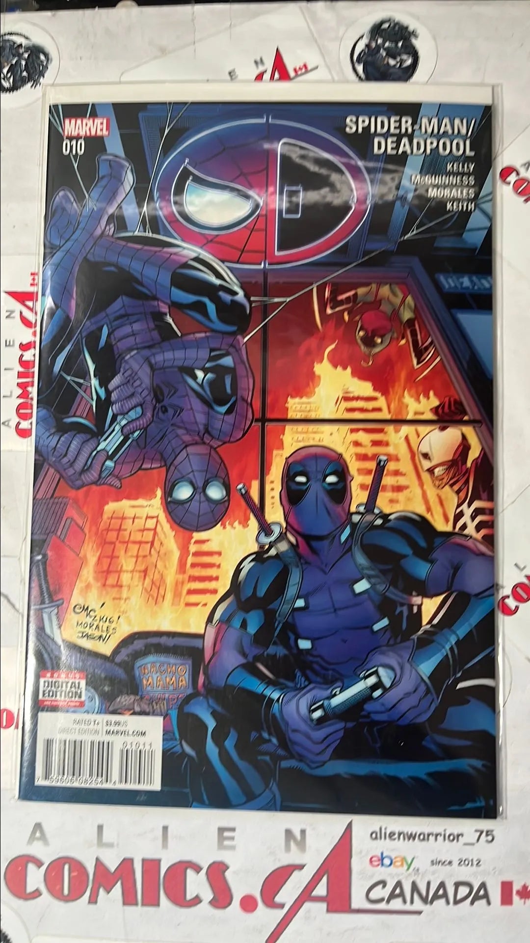 Spider-man vs. Deadpool (#10 Marvel 2016 Spider-man vs Deadpool Video Gaming NM)