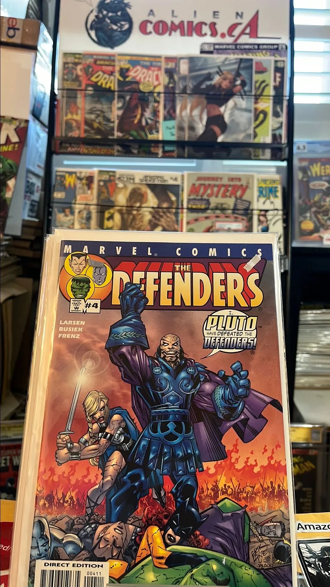 Defenders (#4 Larson Cover Art Pluto app. NM)