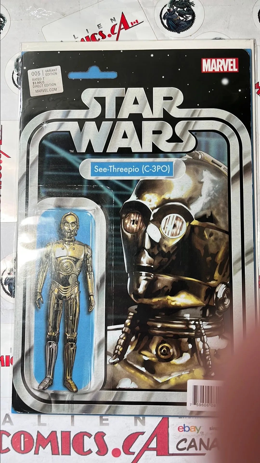 Star Wars (Action Figure Variant #5 See-Threepio C-3PO NM)(Star Wars (Action Figure Variant #5 See-Threepio C-3PO NM))