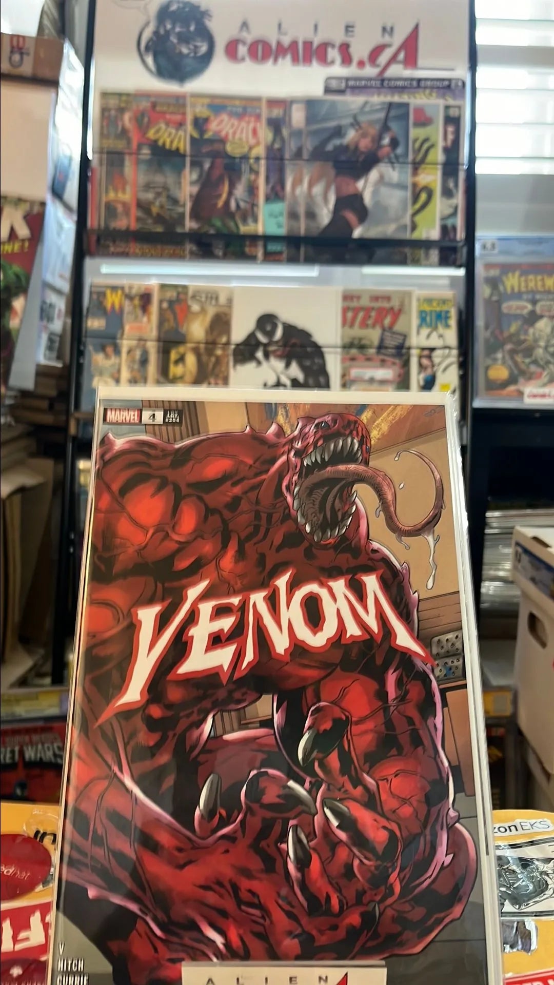 Venom (#4W 1st app. Bedlam Marvel 2022 LGY204 Bryan Hitch Wraparound Bedlam Variant 2nd Printing NM)