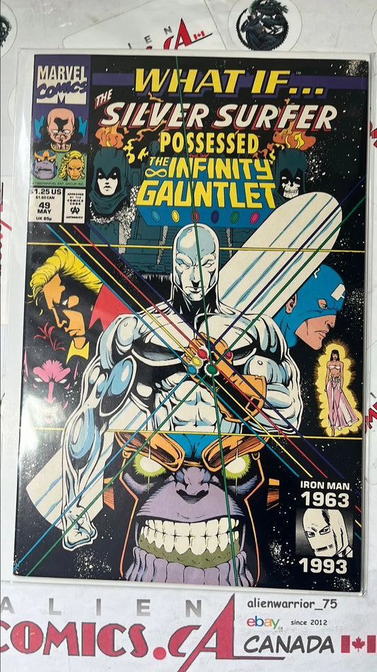 What ...If? (#49 Silver Surfer Possessed The Infinity Gauntlet Direct Edition VF+)