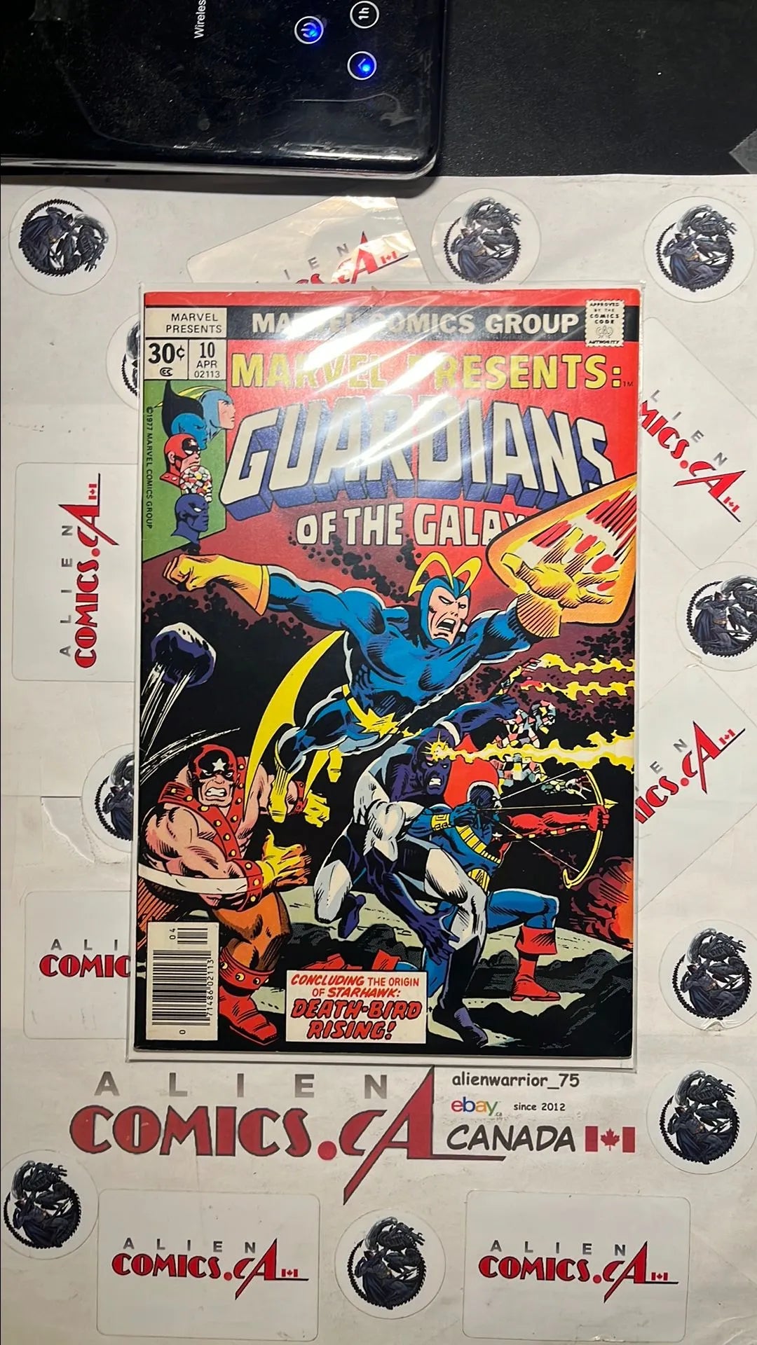 Marvel Presents (#10 featuring Guardians of the Galaxy Origin of Starhawk Part 2 FN/VF)