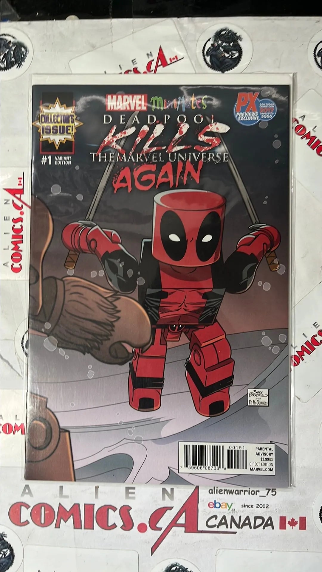 Deadpool: Kills the Marvel Universe Again (#1S Marvel 2017 SDCC 2017 PX Exclusive Lego Deadpool Variant NM)