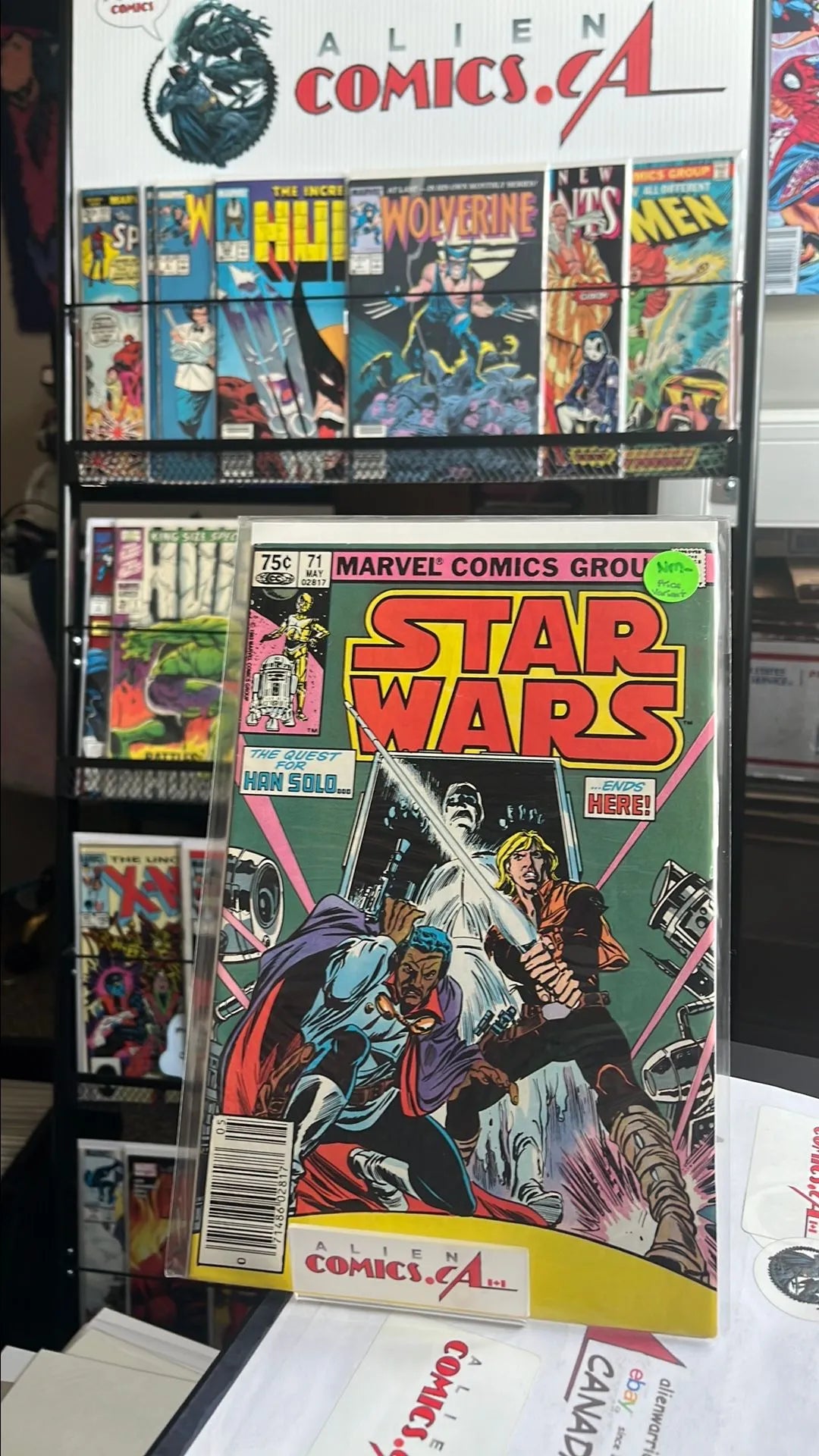 Star Wars (Marvel 1977 75¢ Canadian Price Variant #71 NM-)