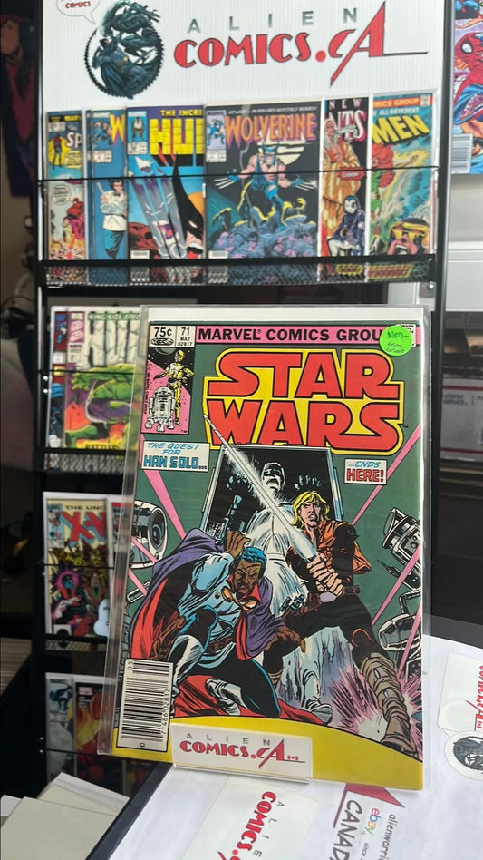Star Wars (Marvel 1977 75¢ Canadian Price Variant #71 NM-)