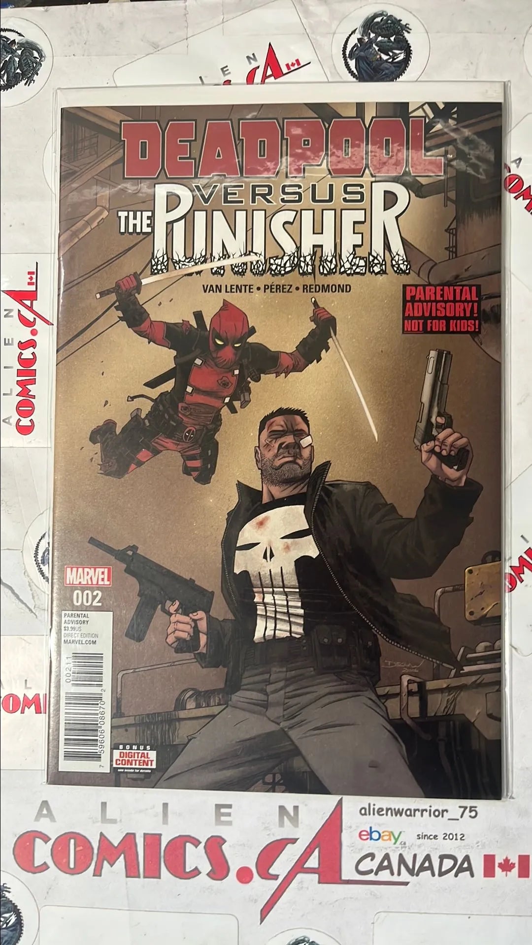 Deadpool versus The Punisher (#2 Marvel 2017 Deadpool Surprise Attack NM)