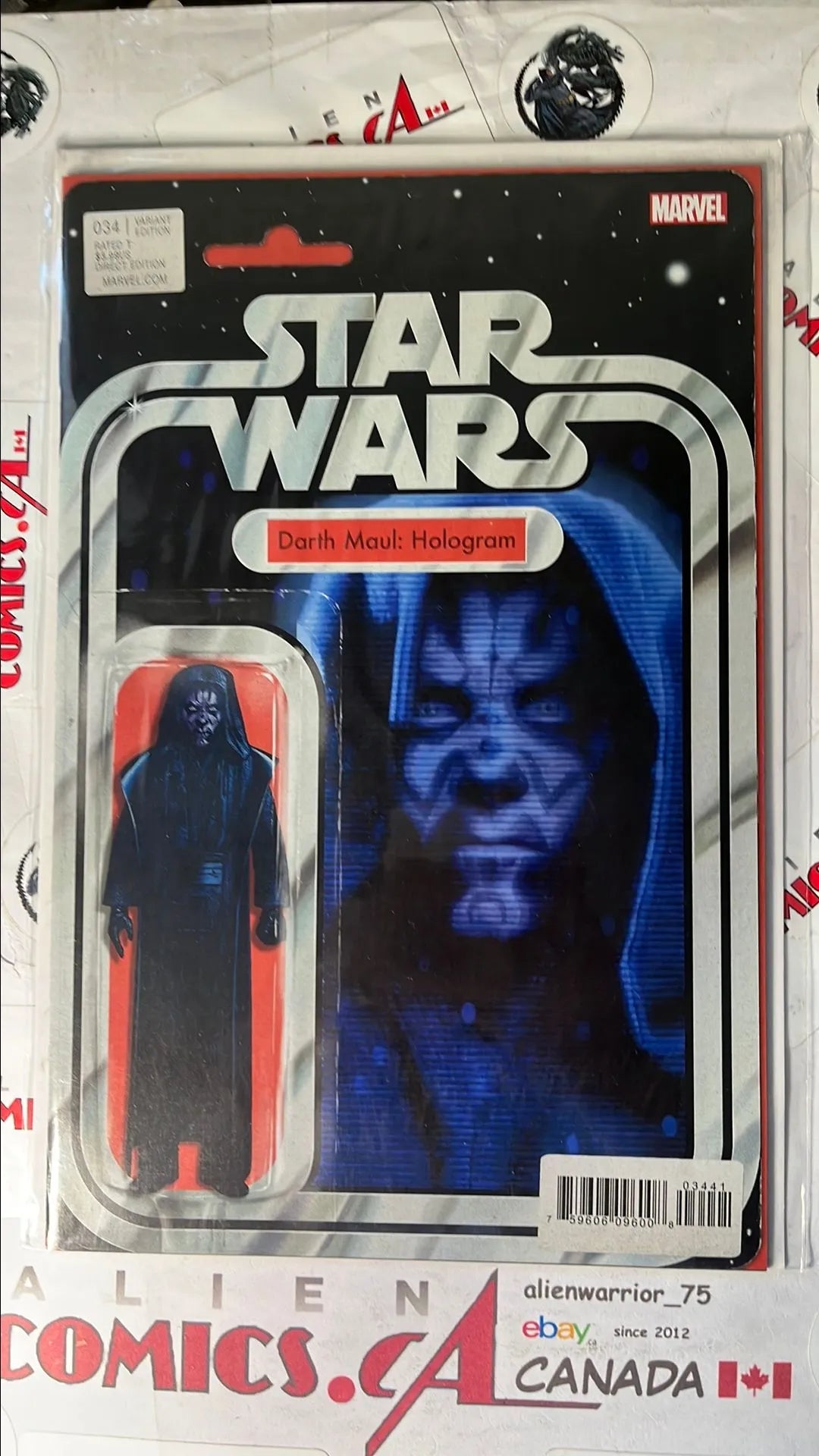 Star Wars (Action Figure Variant #34 Darth Maul: Hologram NM)