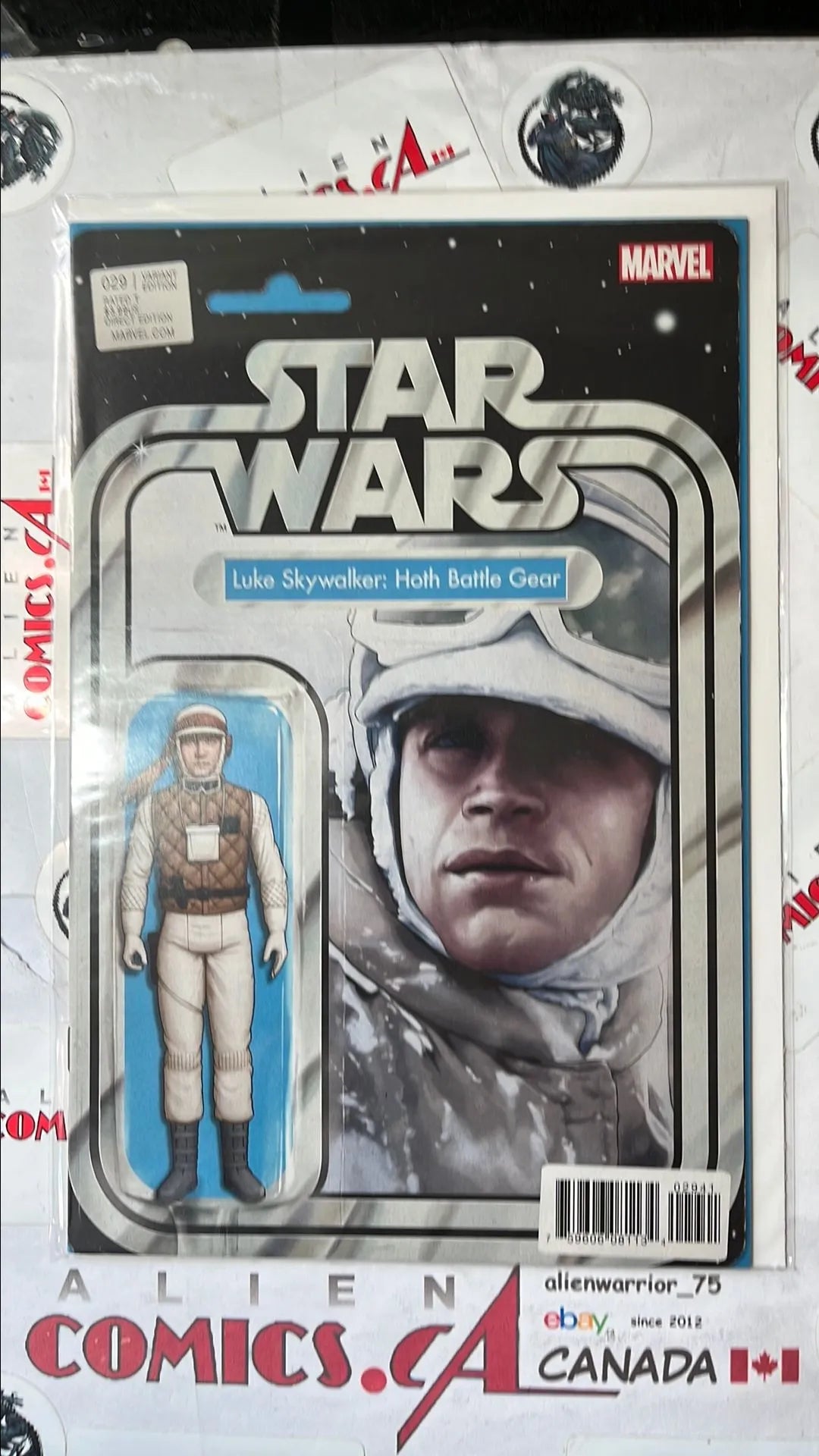 Star Wars (Action Figure Variant #29 Luke Skywalker: Hoth Battle Gear HTF NM)