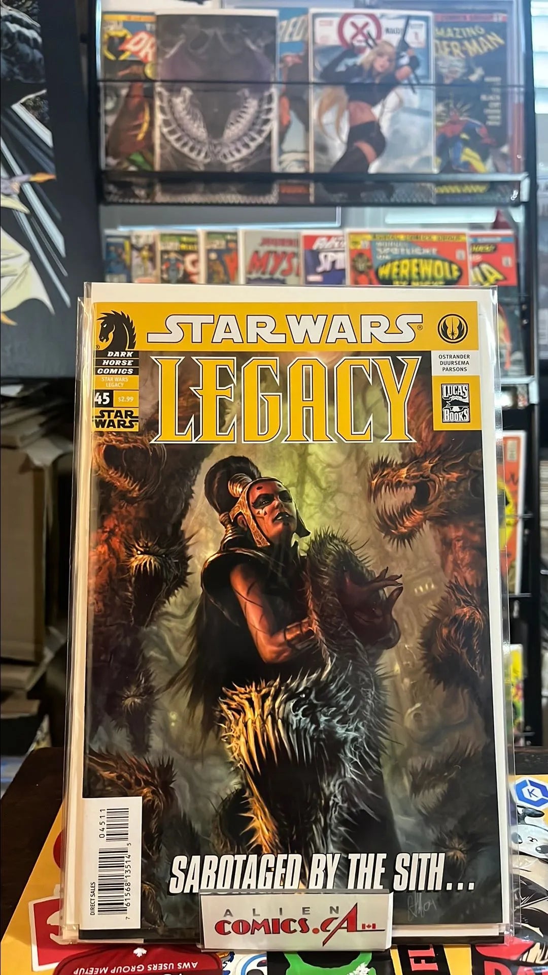 Legacy: Monster (#45 1st app. of Darth Rauder, a high ranking commander under Darth Krayt NM)