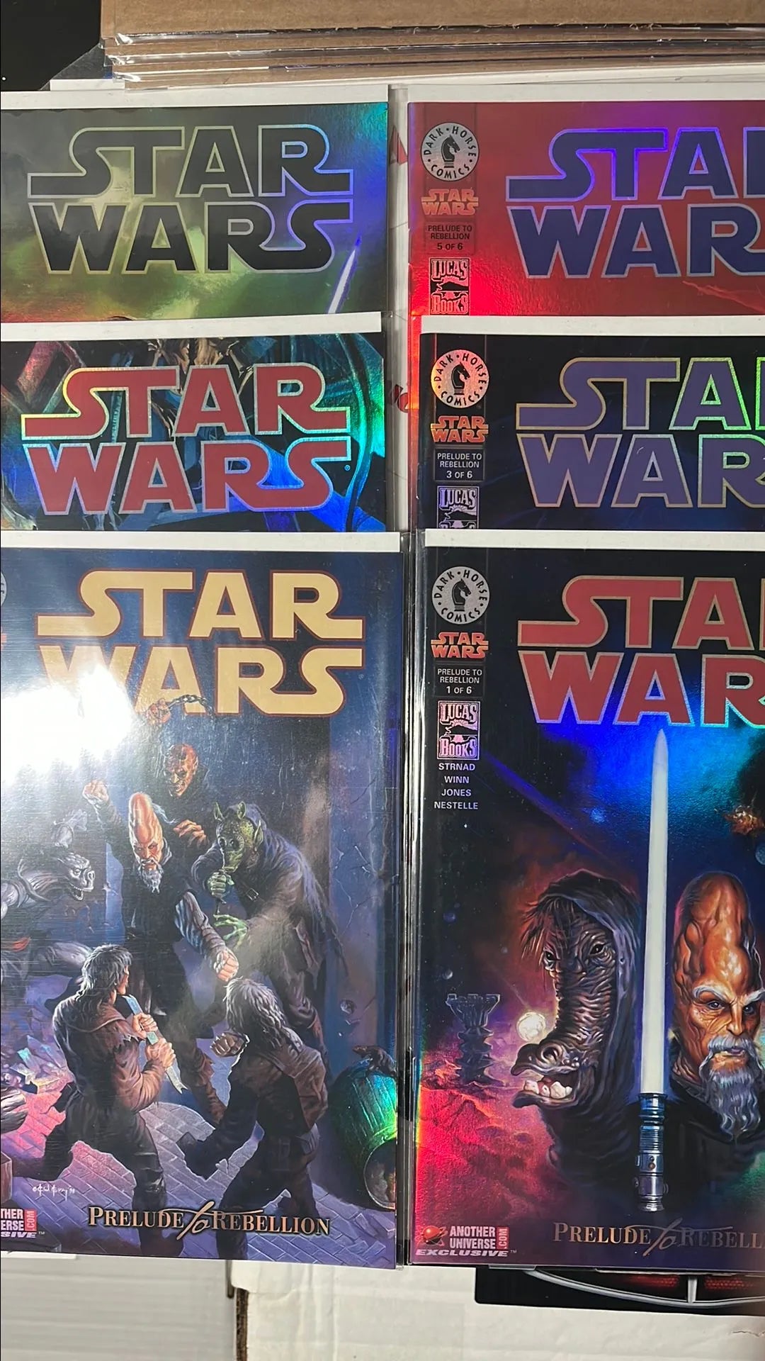 Republic (6-Book Complete Series Prelude to Rebellion Another Universe Chromium logo Variants NM)