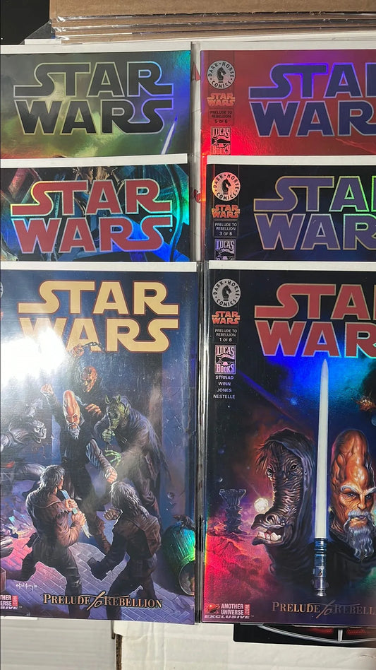 Republic (6-Book Complete Series Prelude to Rebellion Another Universe Chromium logo Variants NM)