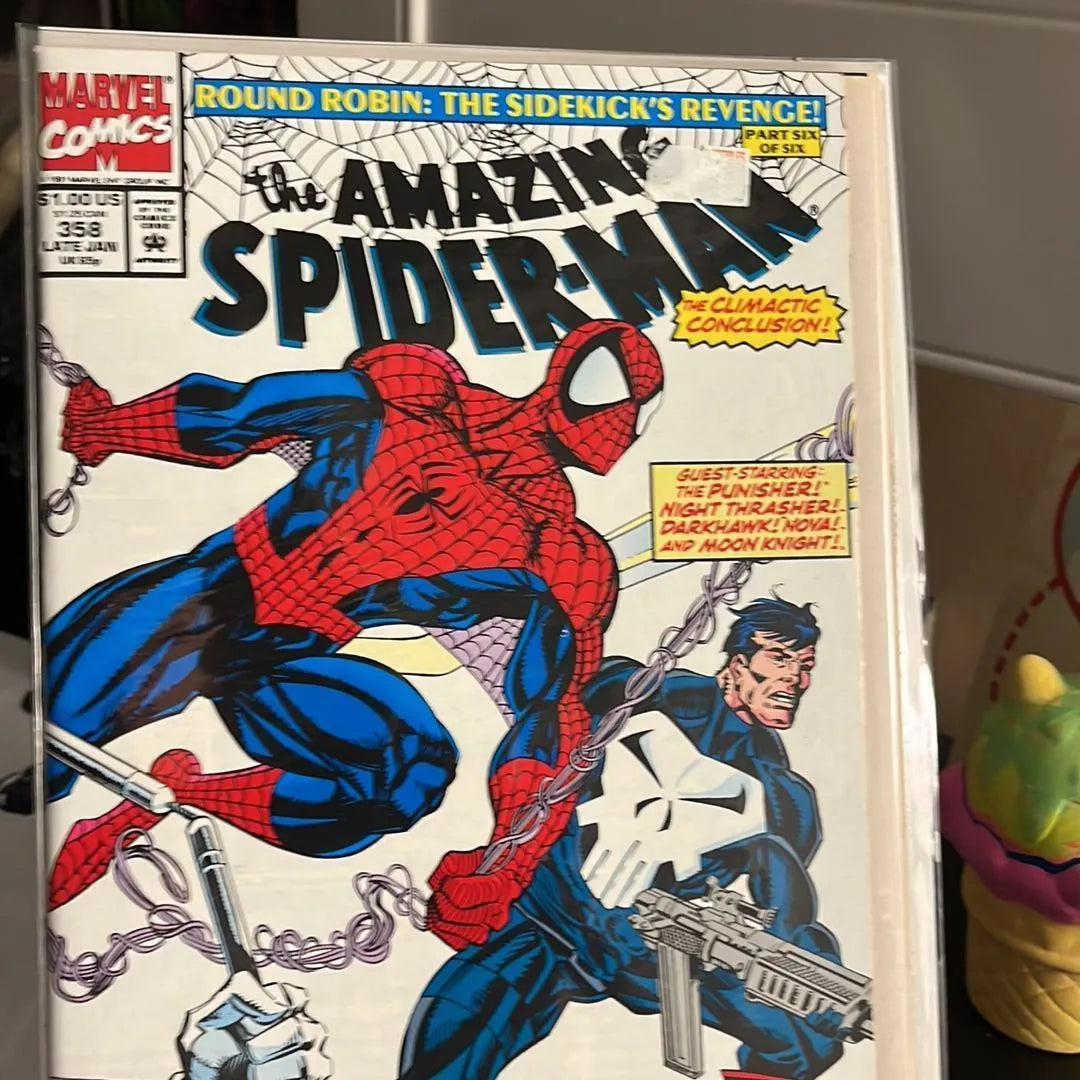 Amazing Spider-man (#358 Spider-man & Punisher Fold-out Cover NM)