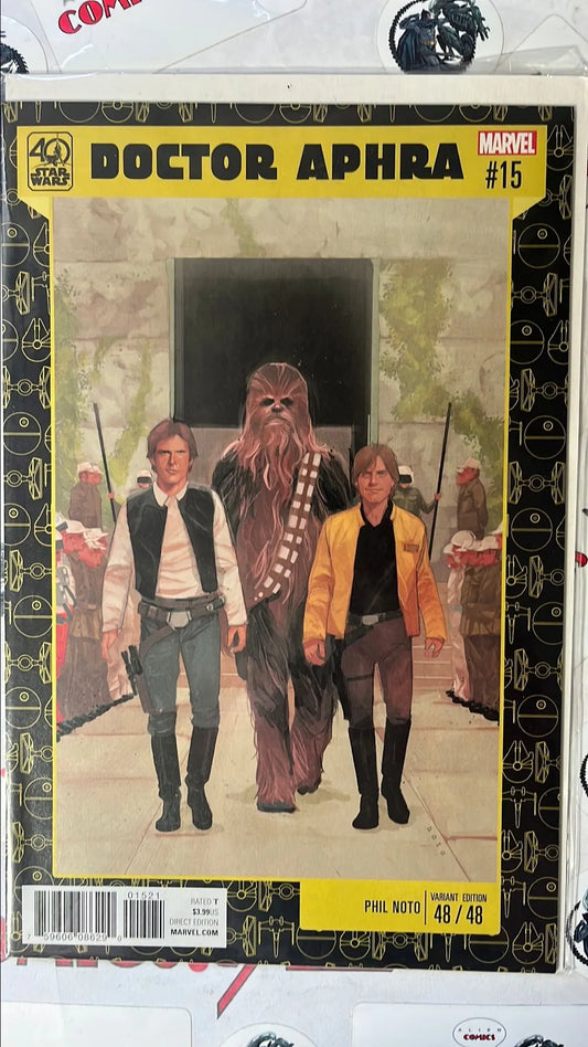 40th Anniversary ANH (#48 Doctor Aphra #15 Last Issue NM)