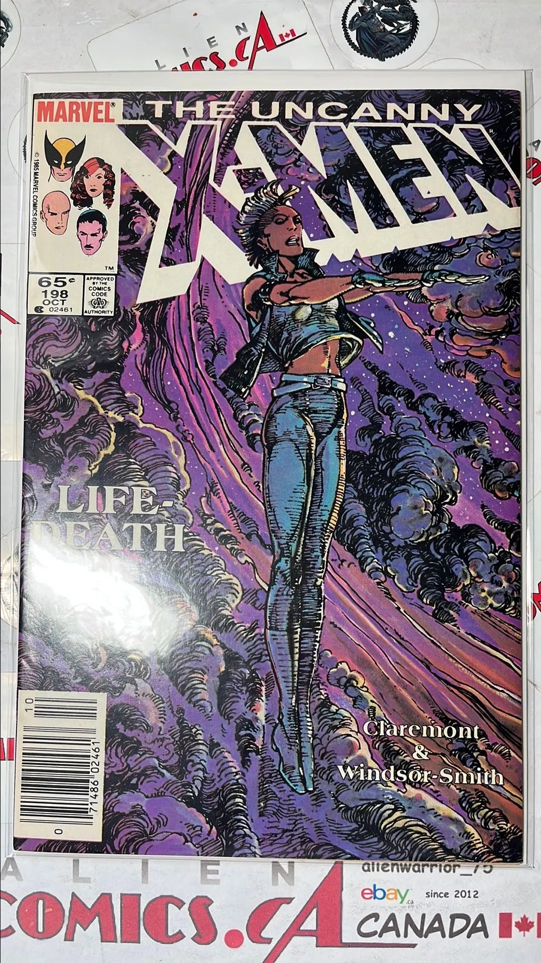 Uncanny X-men (#198 Newsstand Edition Life & Death II NM)