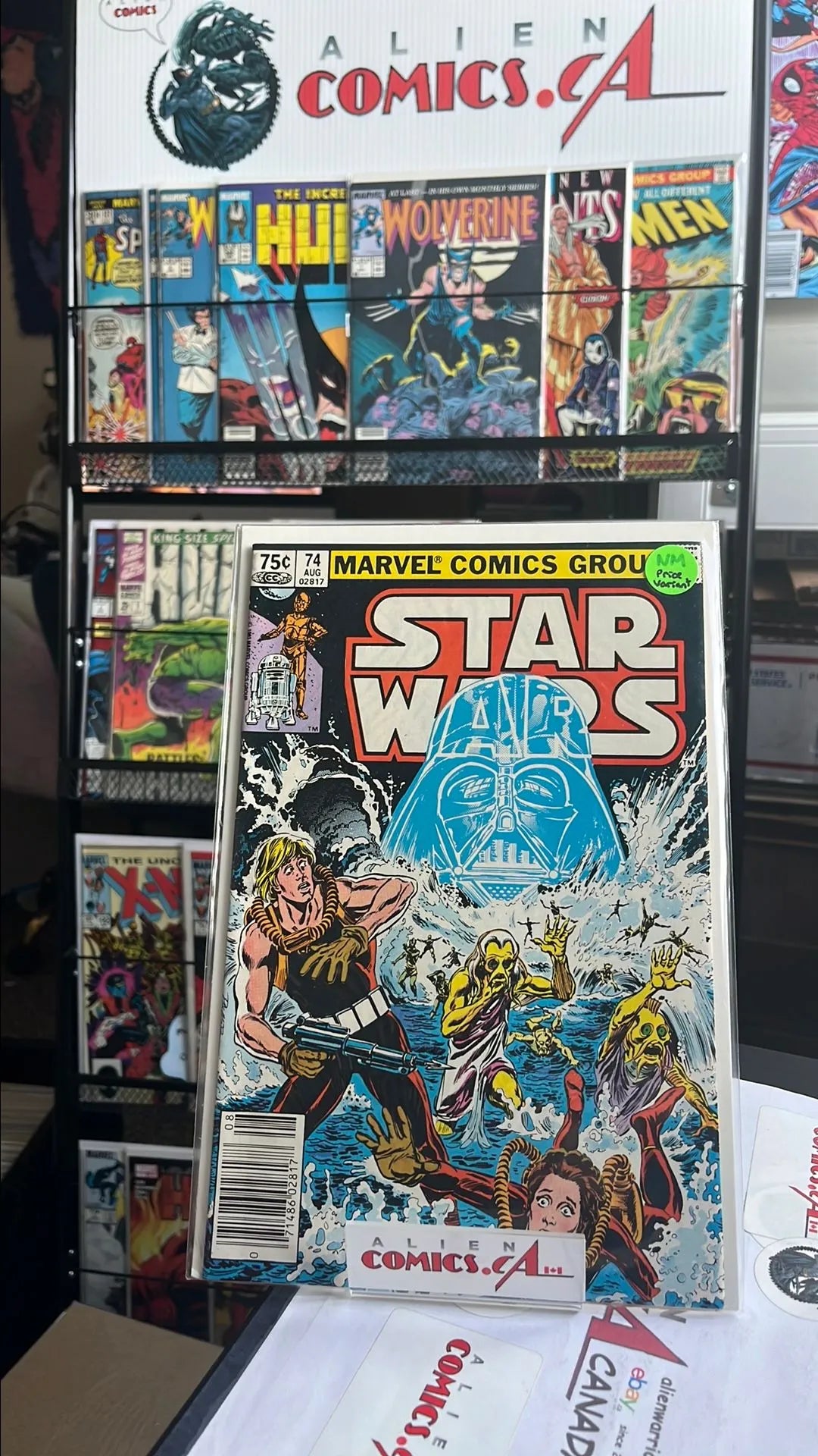 Star Wars (Marvel 1977 75¢ Canadian Price Variant #74 NM)
