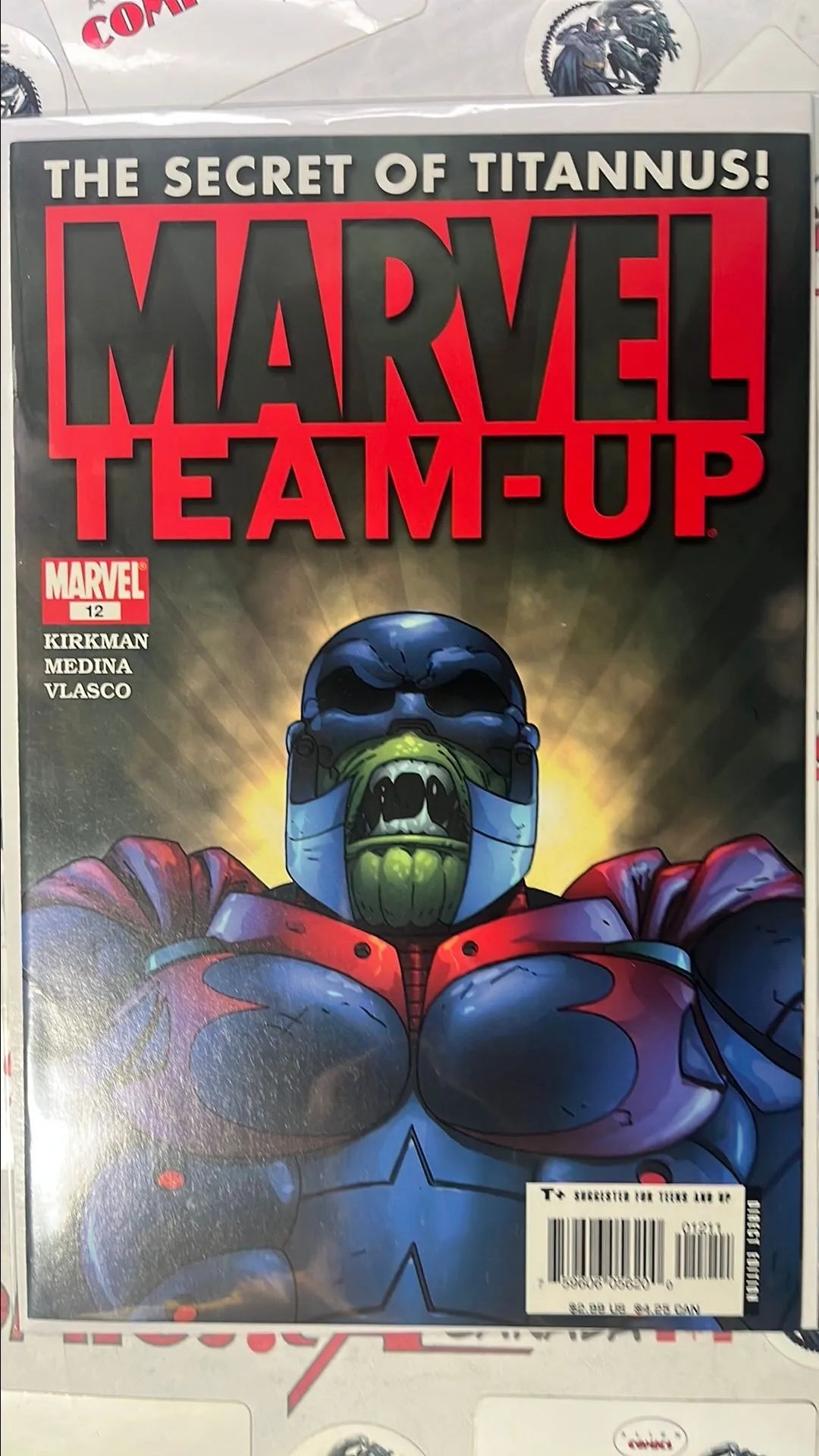 Marvel Team-up (#12 Marvel 2005 Origin of Titannus Cover NM)