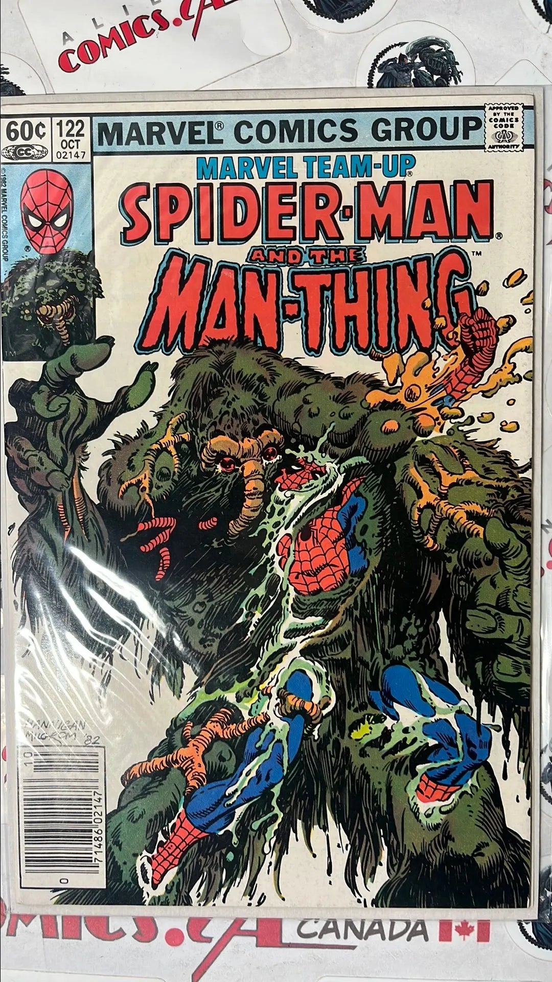 Marvel Team-up (#122 Spider-man & The Man-Thing Newsstand Edition VF+)